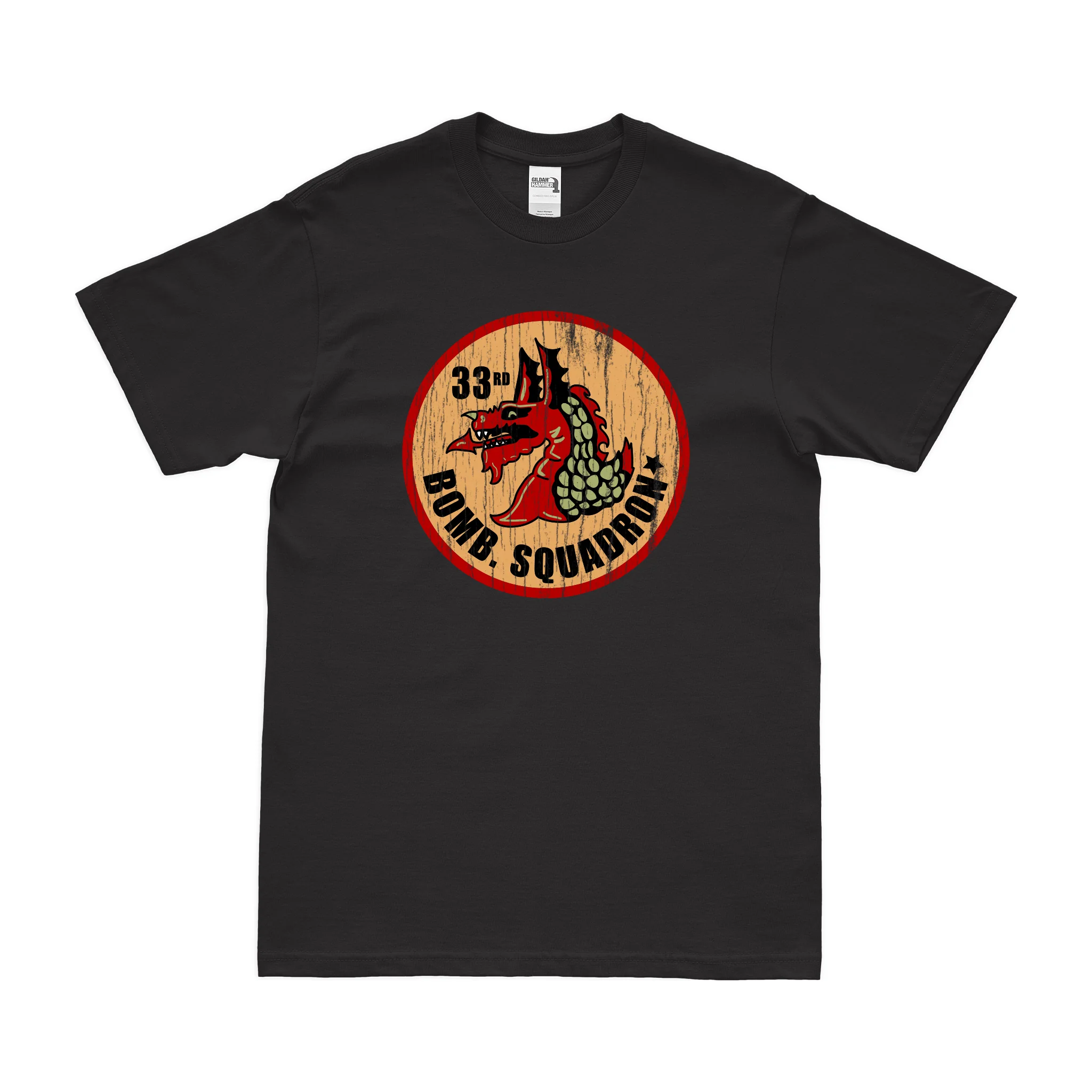 33rd Bombardment Squadron WW2 AAF T-Shirt - Image 3