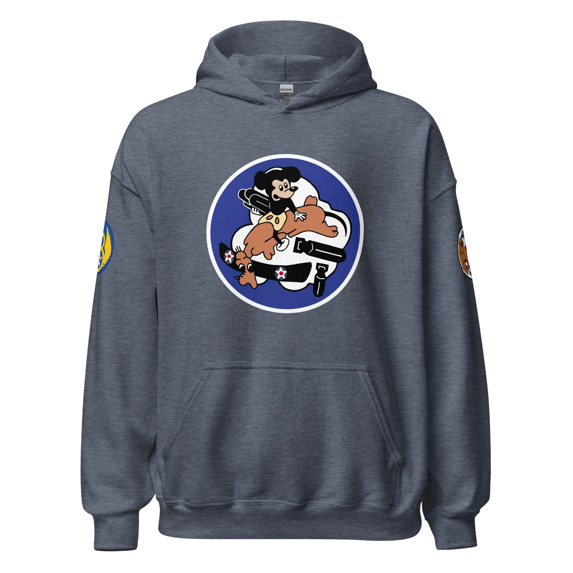349th Bombardment Squadron - 100th Bomb Group - Unisex Hoodie - Image 17