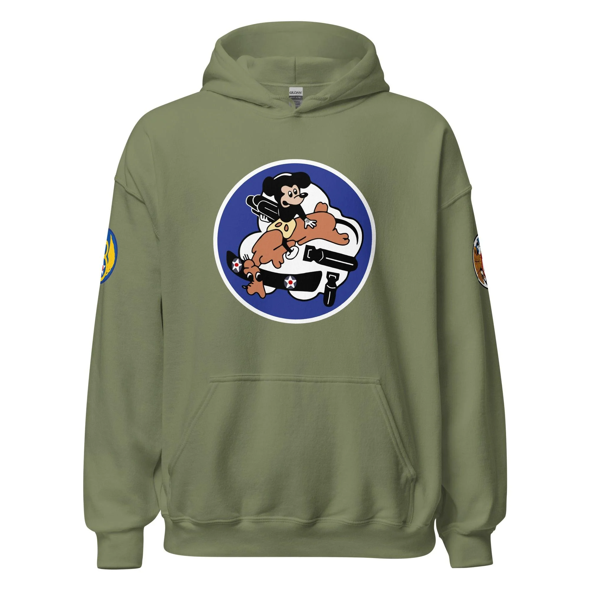 349th Bombardment Squadron - 100th Bomb Group - Unisex Hoodie - Image 21