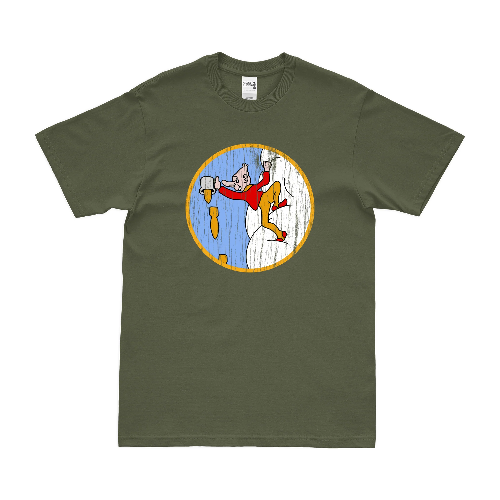 350th Bombardment Squadron Logo Emblem AAF T-Shirt - Image 4