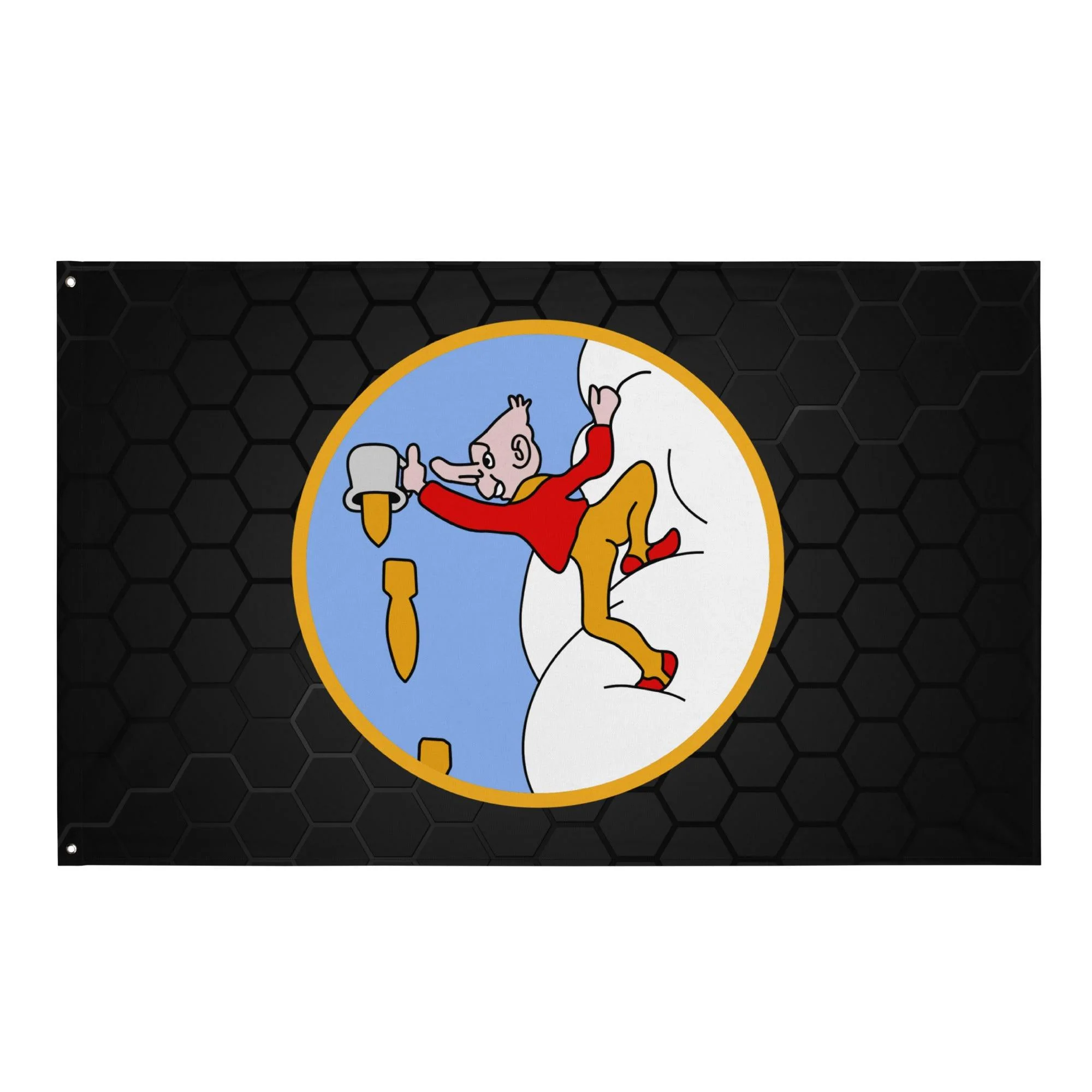 350th Bombardment Squadron WW2 Wall Flag - Image 3