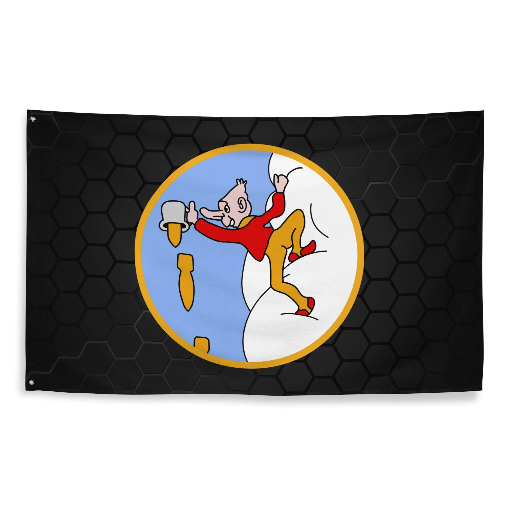 350th Bombardment Squadron WW2 Wall Flag - Image 4