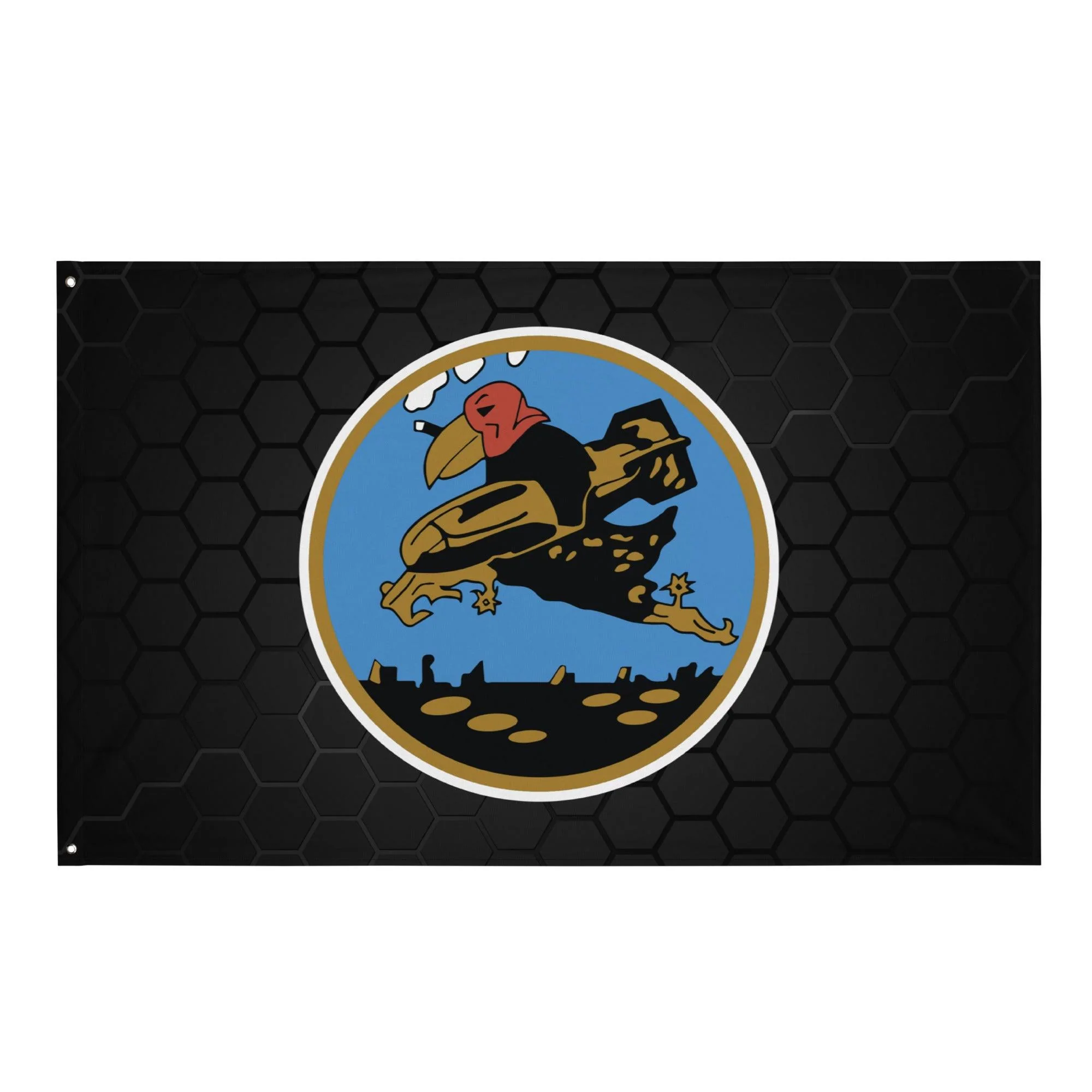 351st Bombardment Squadron WW2 Wall Flag - Image 3