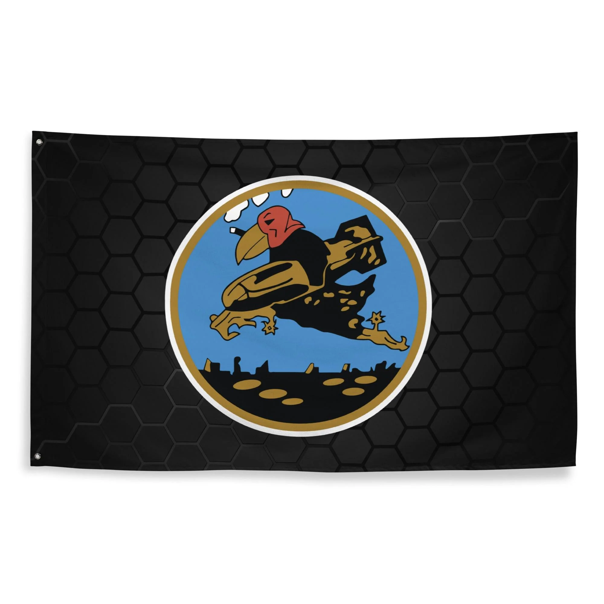351st Bombardment Squadron WW2 Wall Flag - Image 4