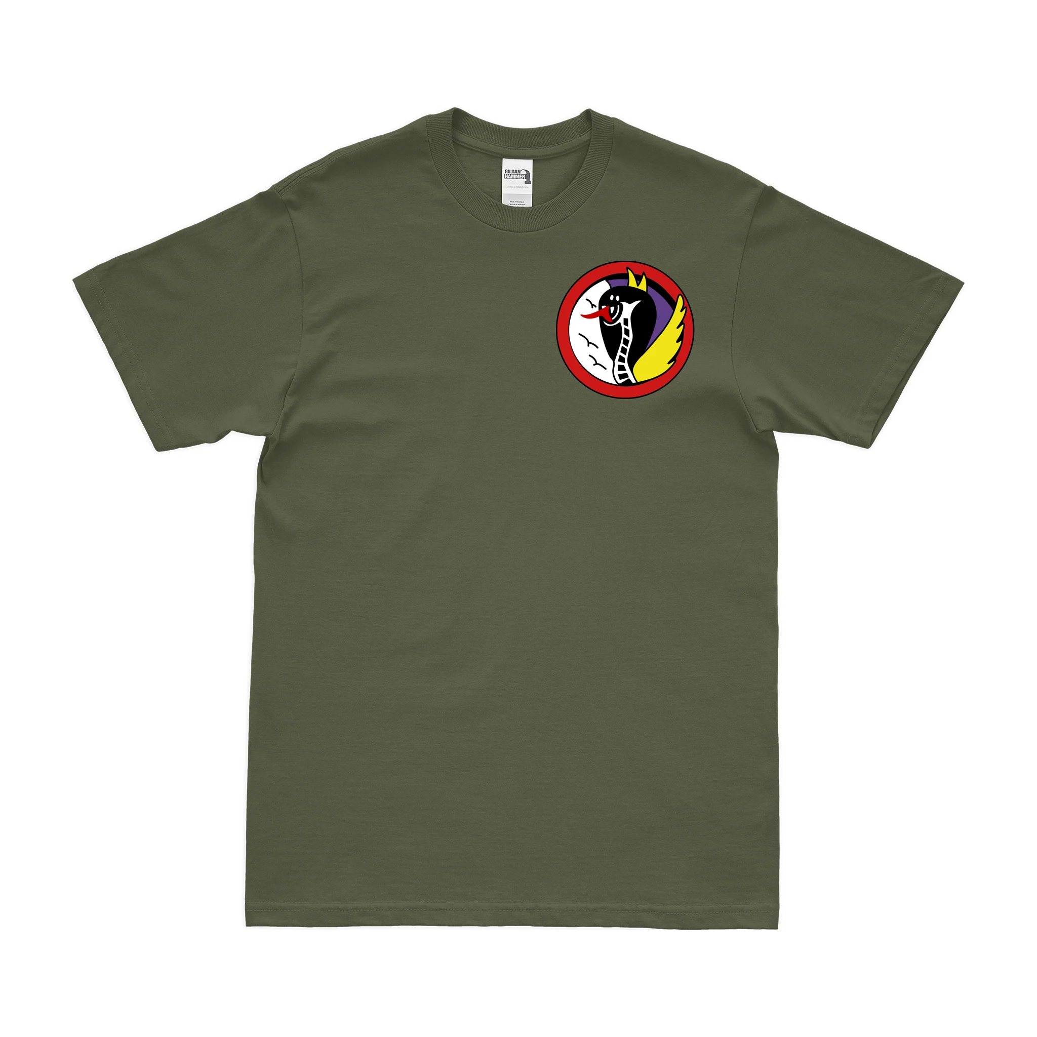 353rd Fighter Squadron WW2 Left Chest Emblem T-Shirt - Image 2