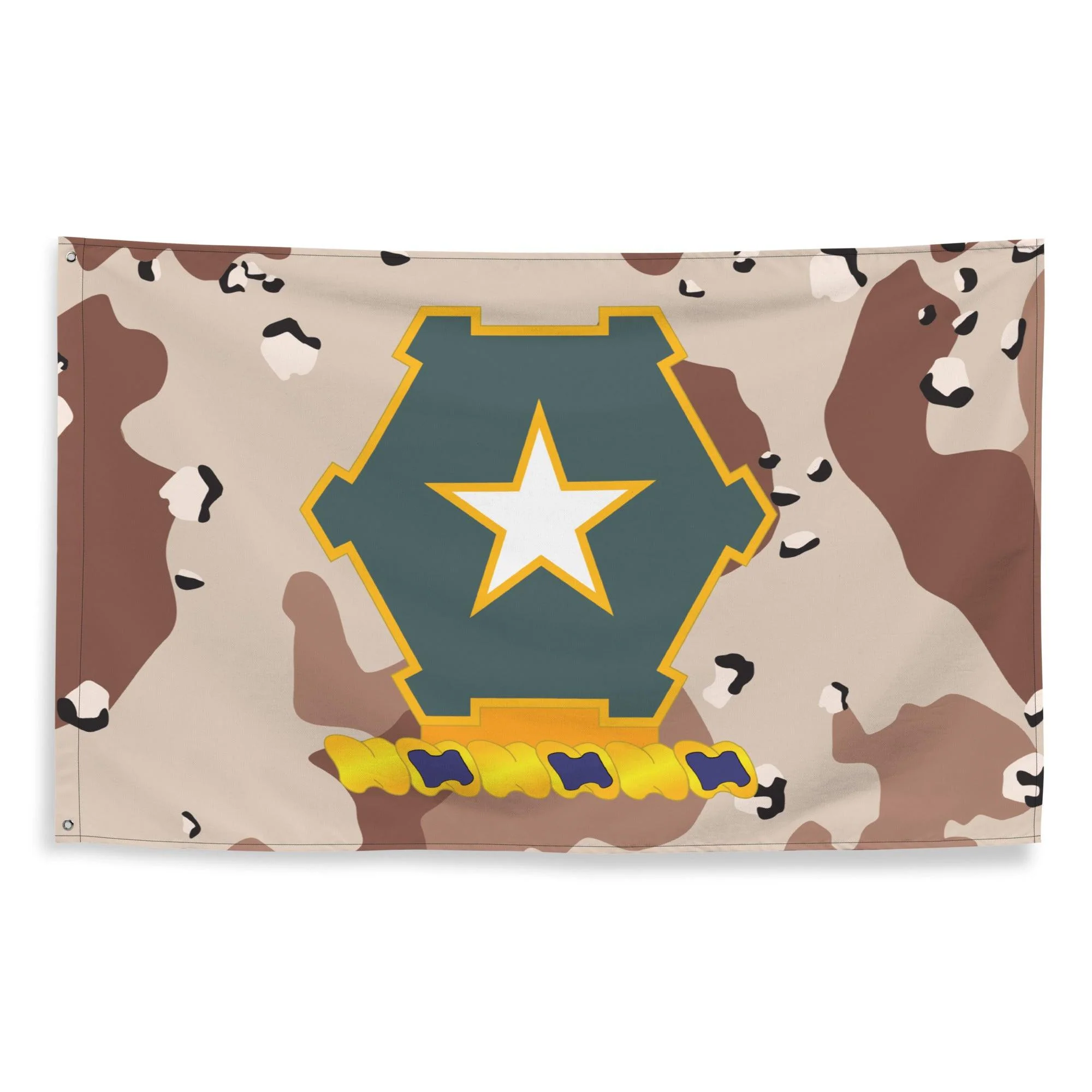 U.S. Army 36th Infantry Regiment Chocolate-Chip Camo Flag - Image 4