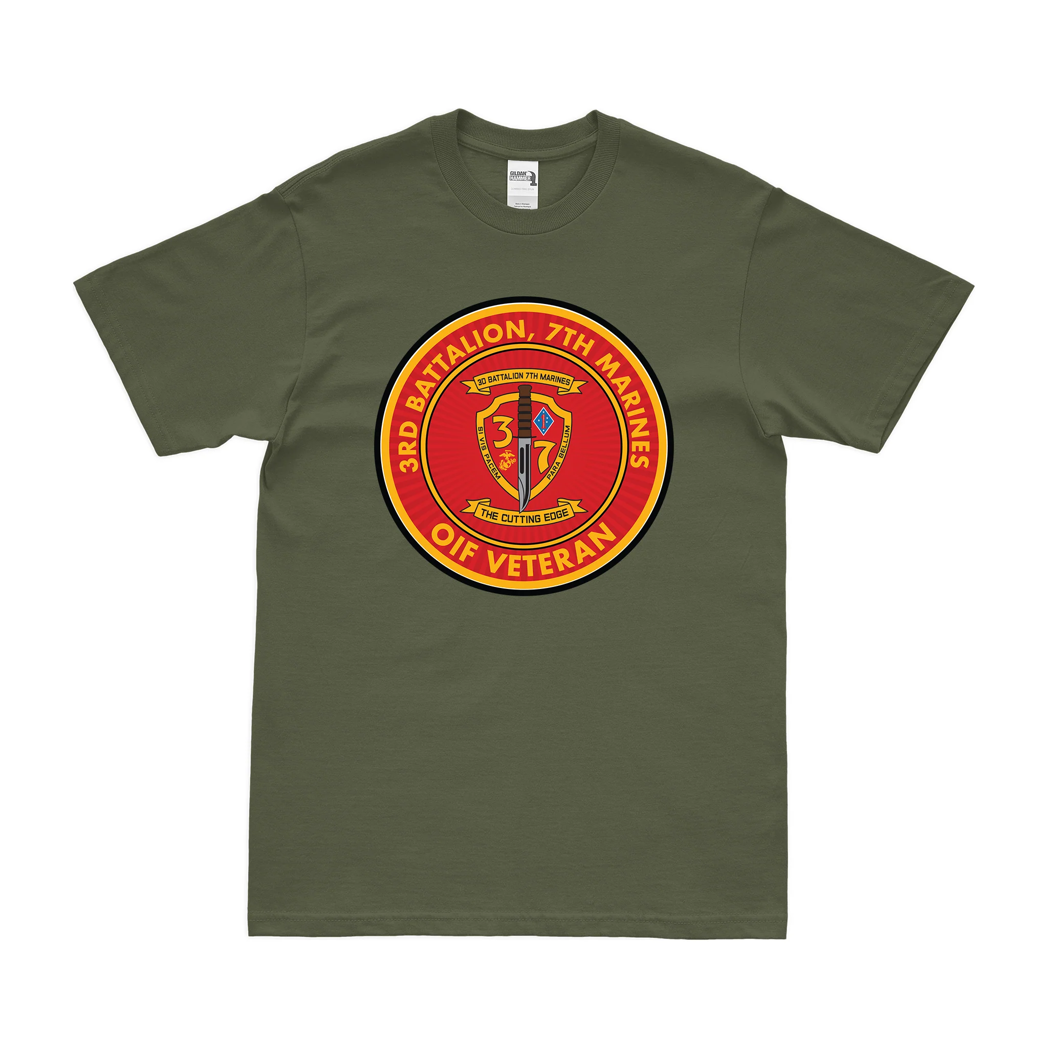 3/7 Marines OIF Veteran T-Shirt - Image 2