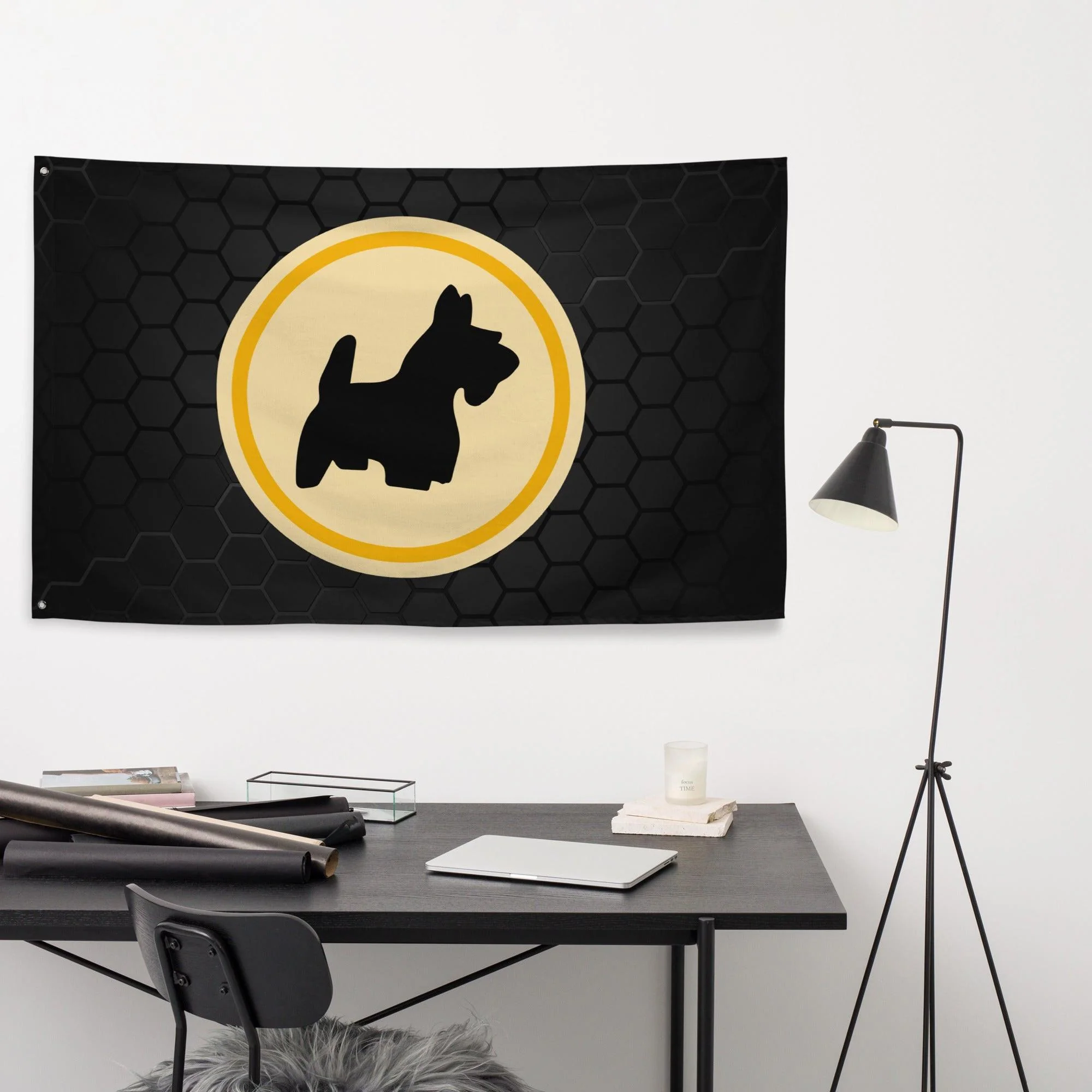 372nd Bombardment Squadron WW2 Wall Flag - Image 2