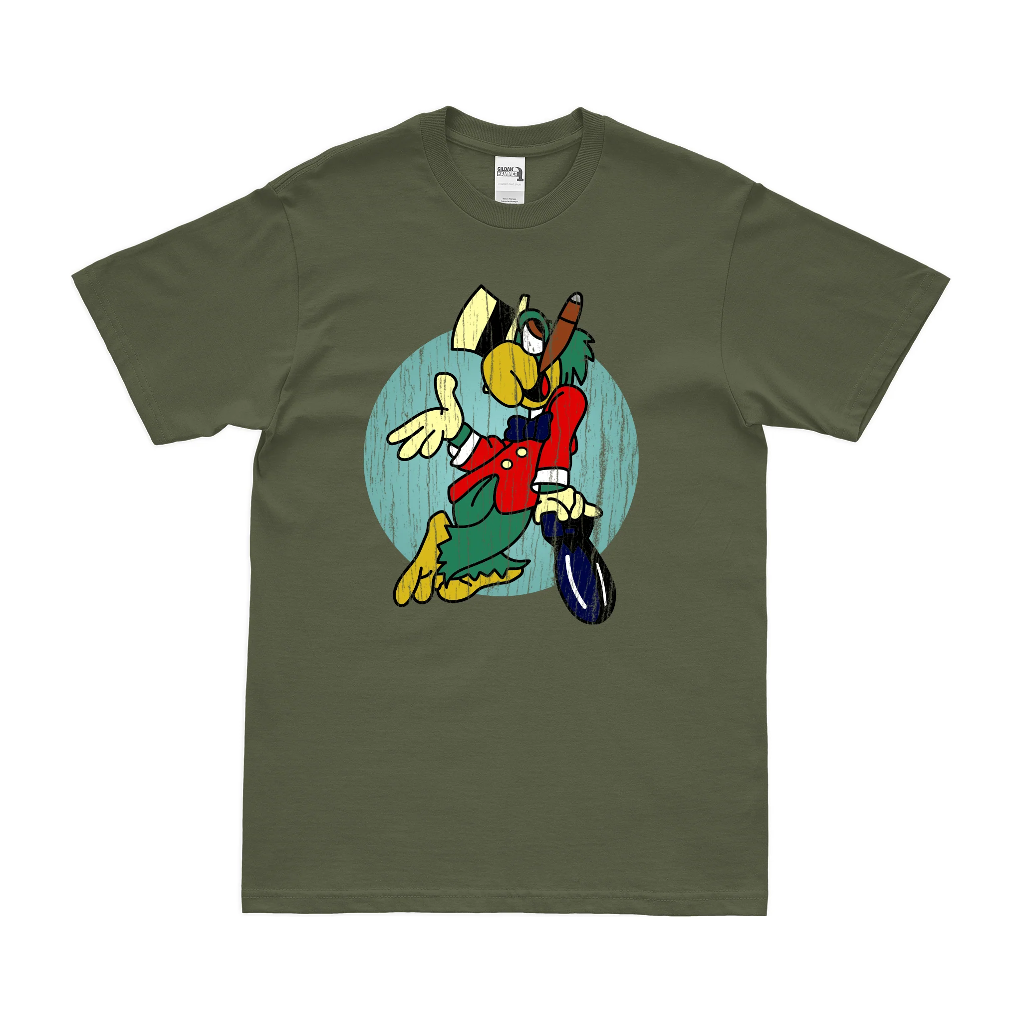 387th Bomb Squadron WW2 Logo Emblem T-Shirt - Image 4