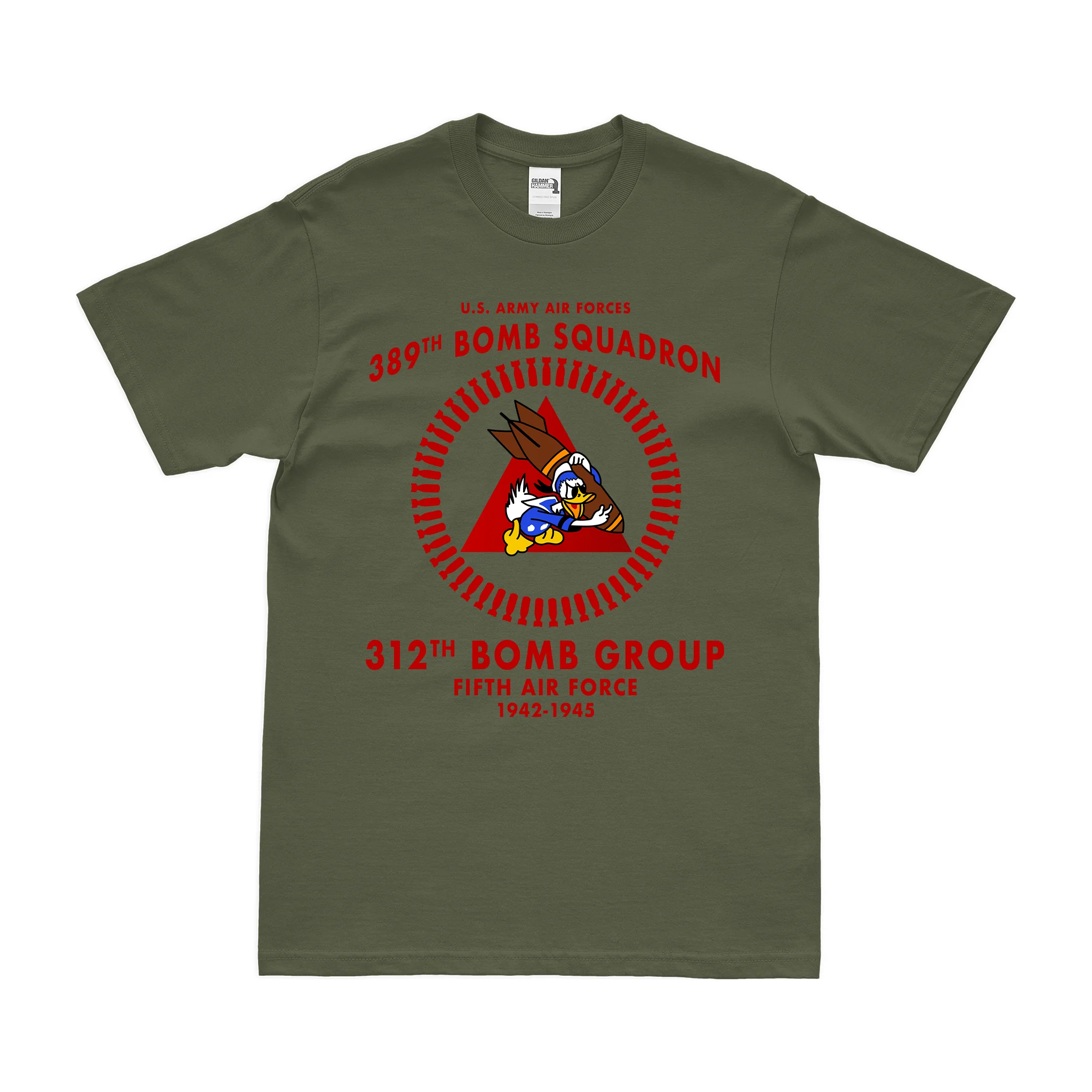 389th Bombardment Squadron WW2 Legacy T-Shirt - Image 2