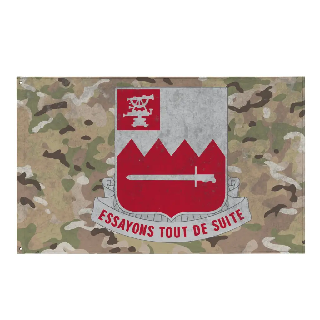 397th Engineer Battalion Indoor Wall Flag