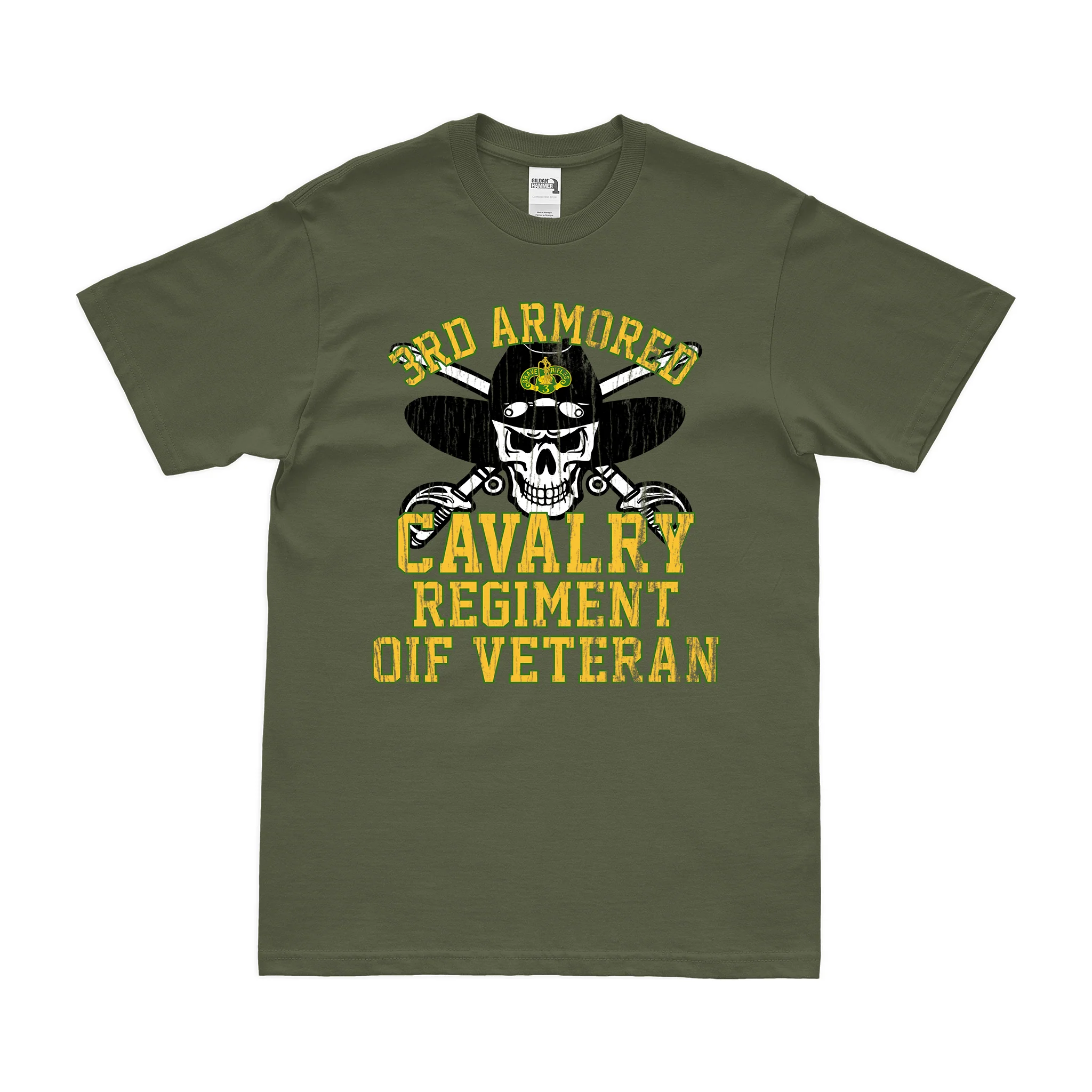 3d Armored Cavalry Regiment (3rd ACR) OIF Veteran T-Shirt - Image 4