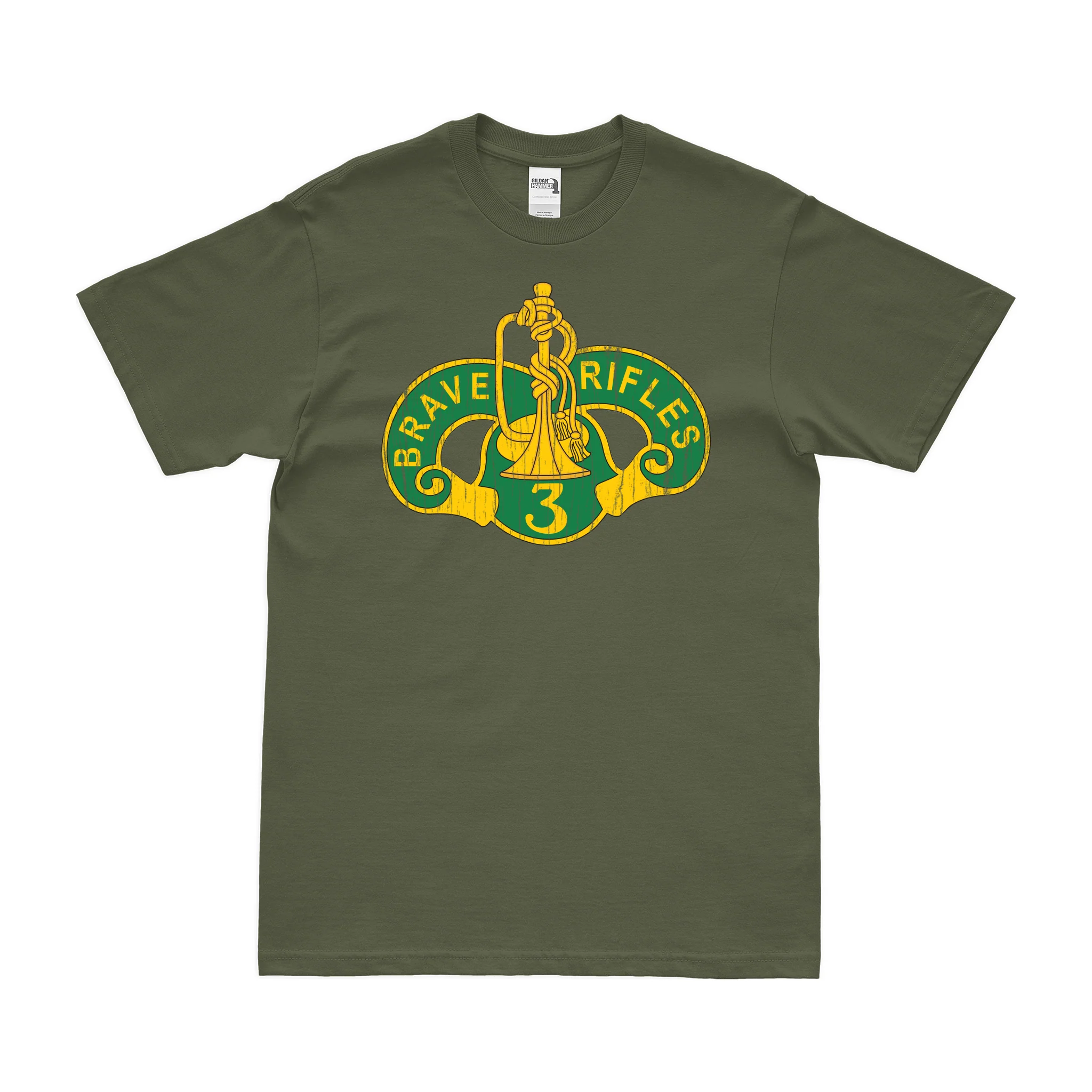 3d Cavalry Regiment DUI Logo T-Shirt - Image 4