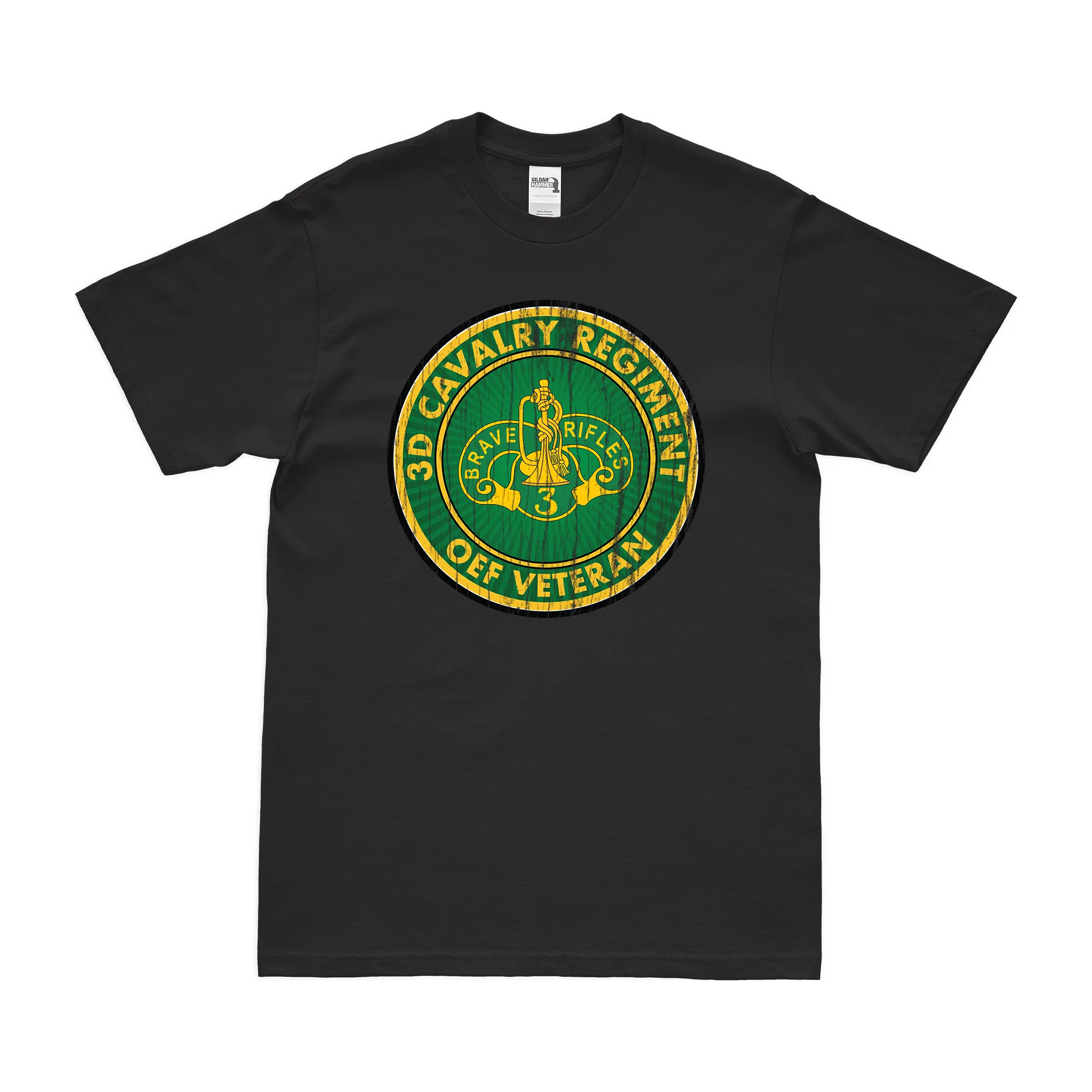 3d Cavalry Regiment OEF Veteran T-Shirt - Image 3