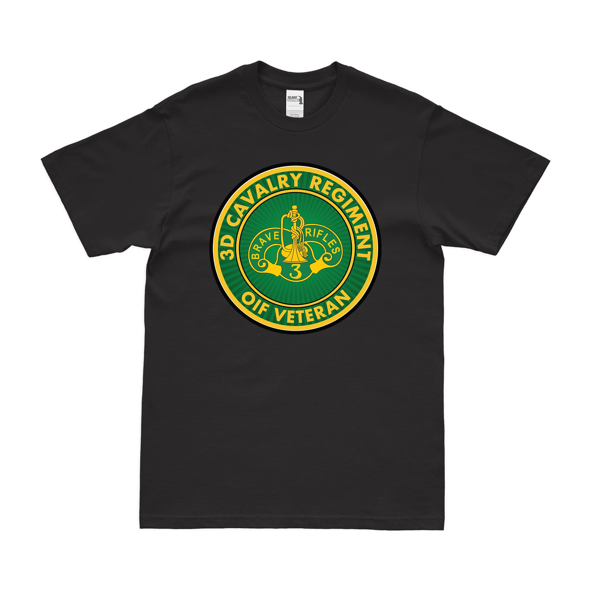 3d Cavalry Regiment OIF Veteran T-Shirt