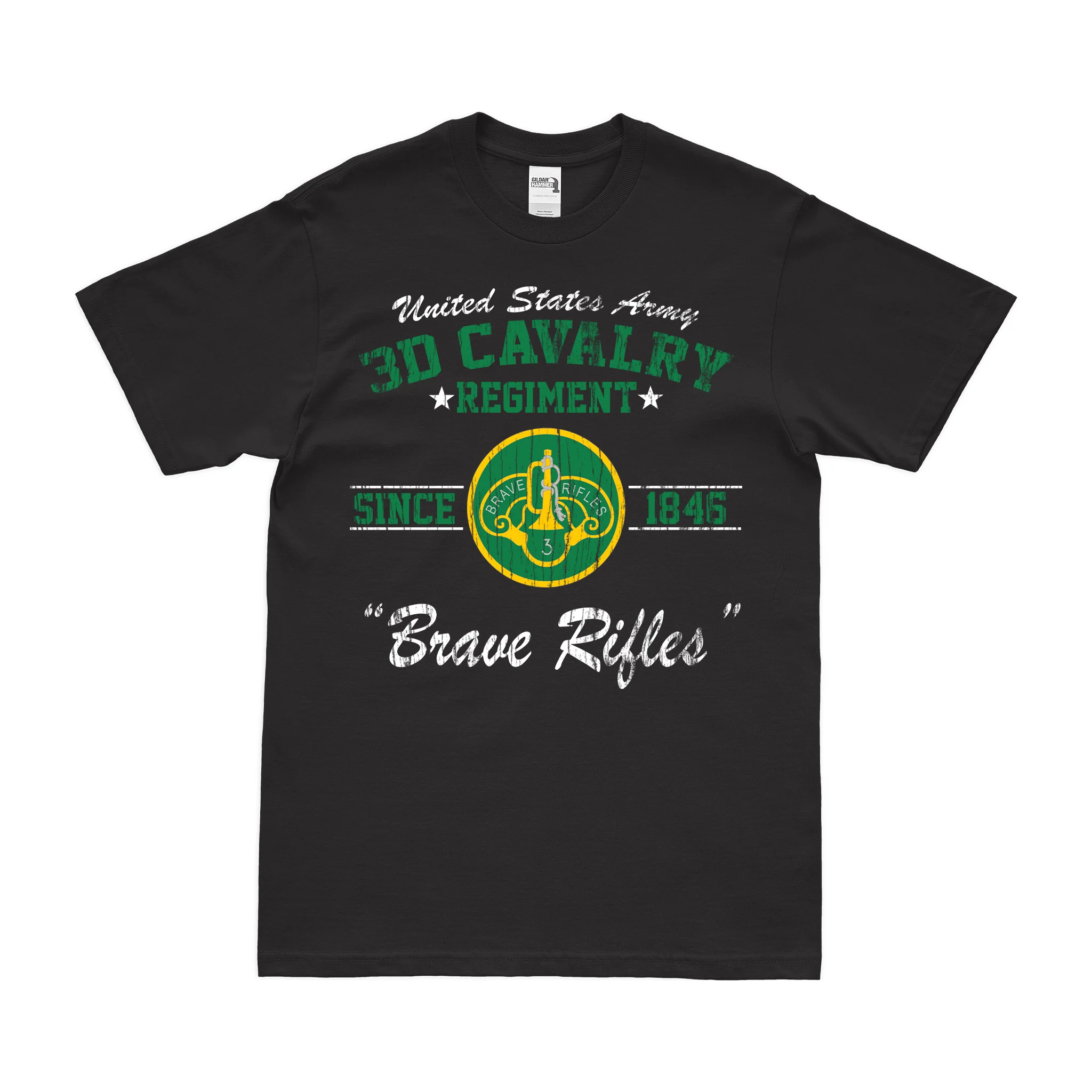 3d Cavalry Regiment Since 1846 T-Shirt - Image 3