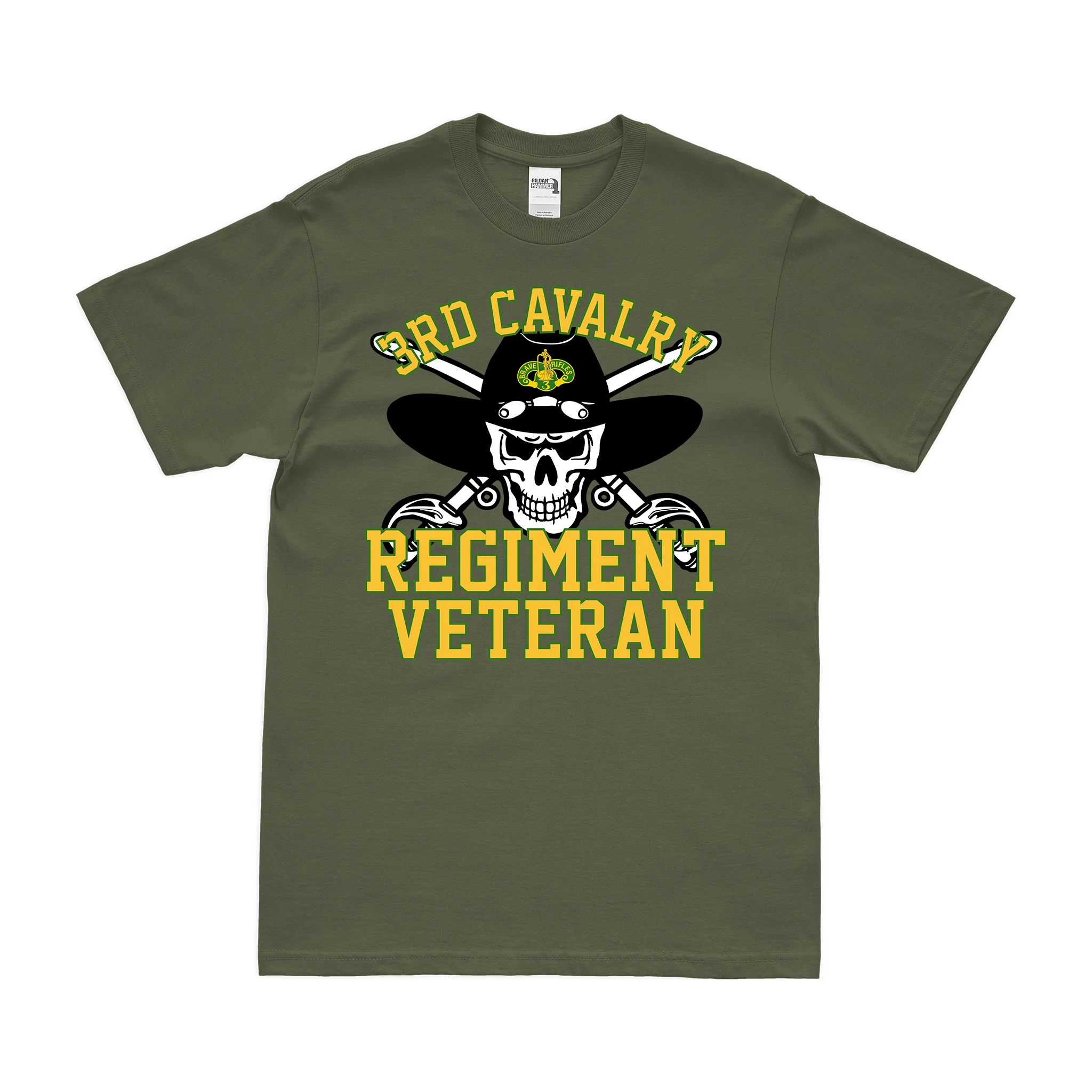 3d Cavalry Regiment Veteran T-Shirt - Image 2