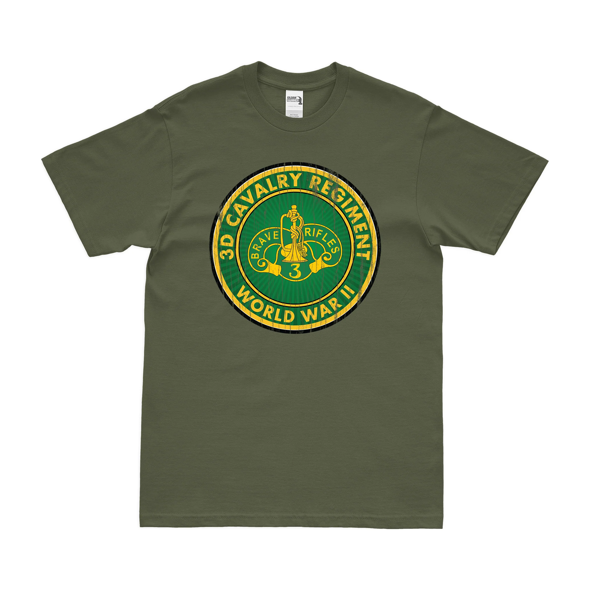 3d Cavalry Regiment World War II Tribute T-Shirt - Image 4