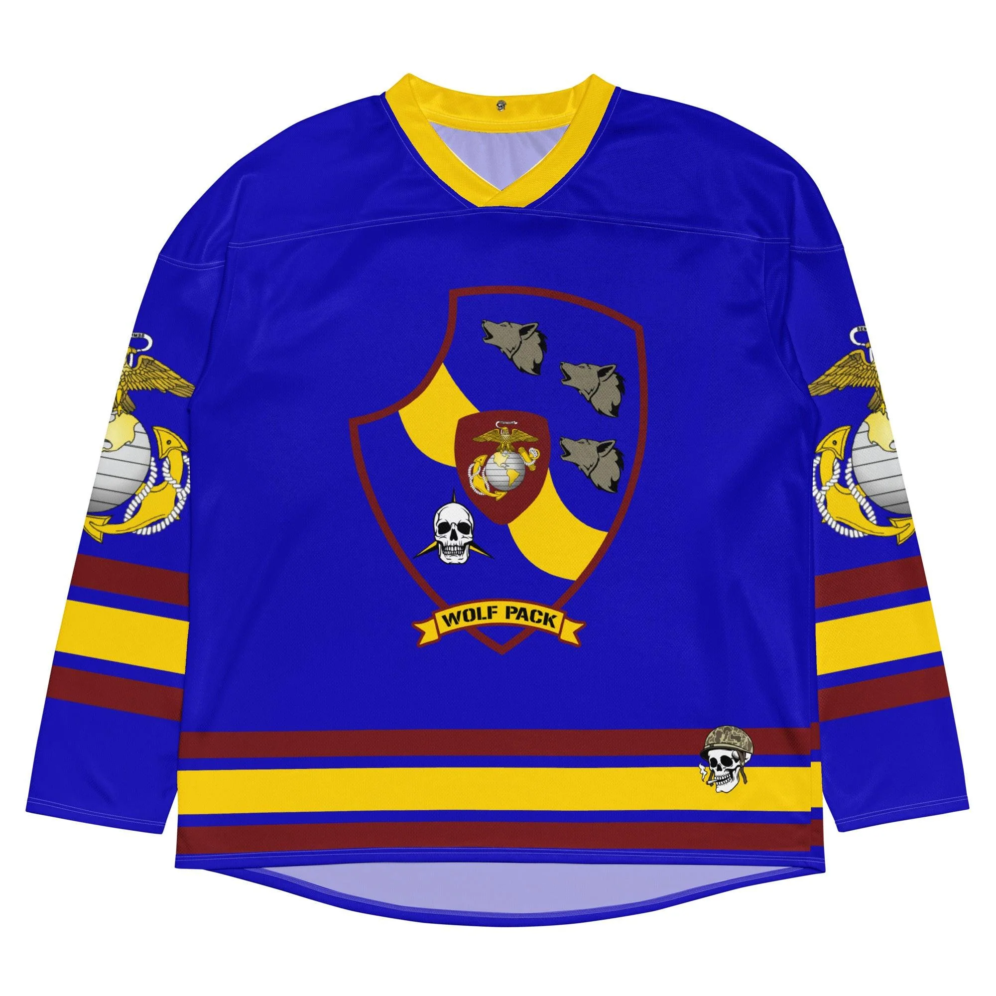 3d LAR Battalion USMC Hockey Fan Jersey