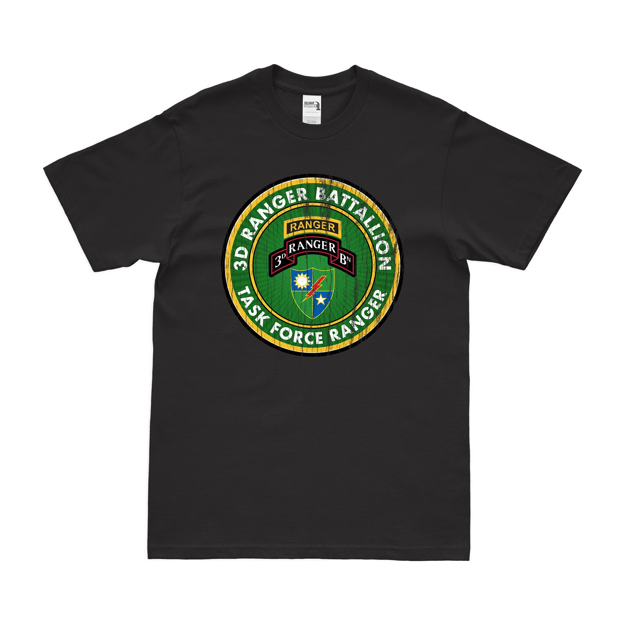 3d Ranger Battalion Task Force Ranger Somalia T-Shirt - Image 3