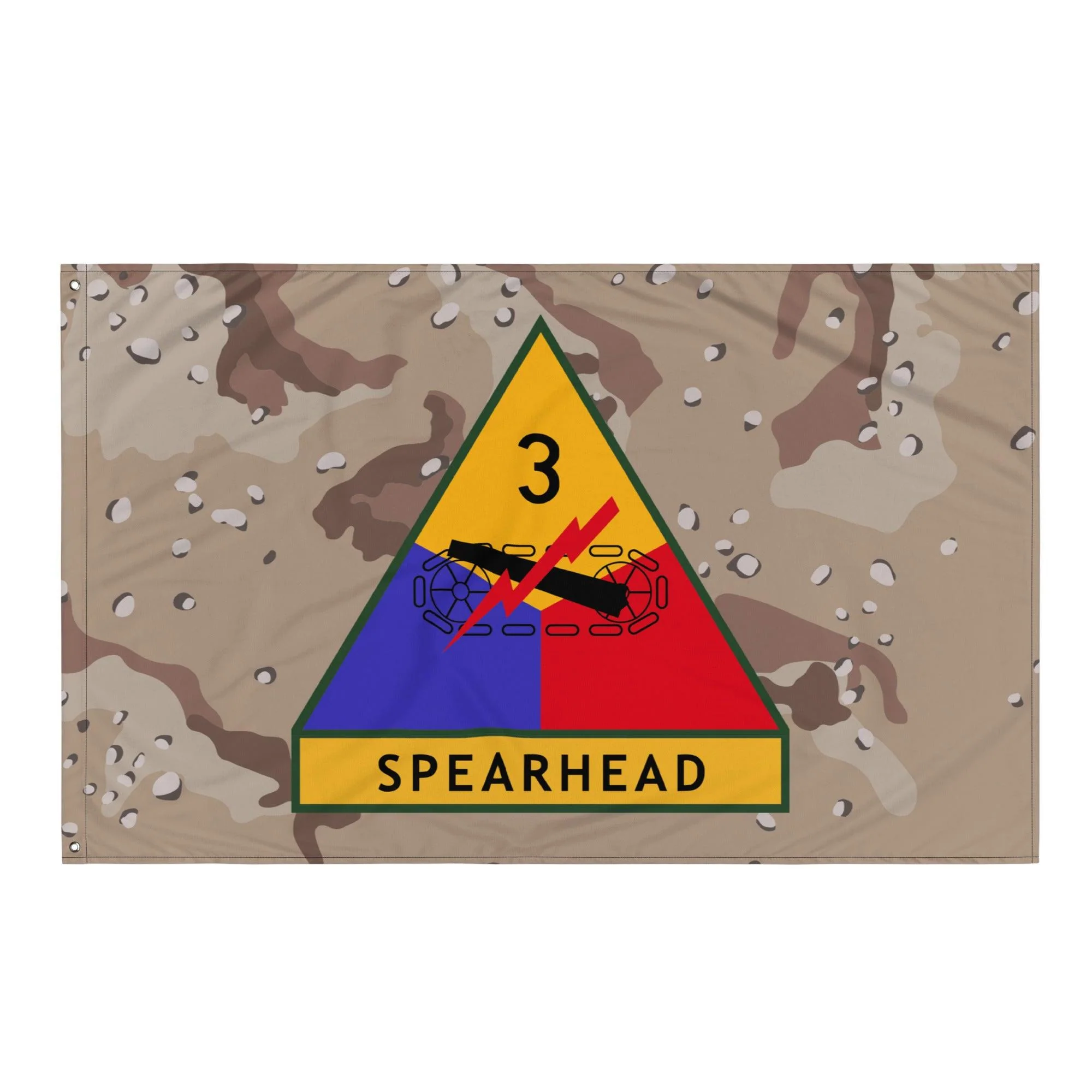 3rd Armored Division Chocolate Chip Camo Flag - Image 4