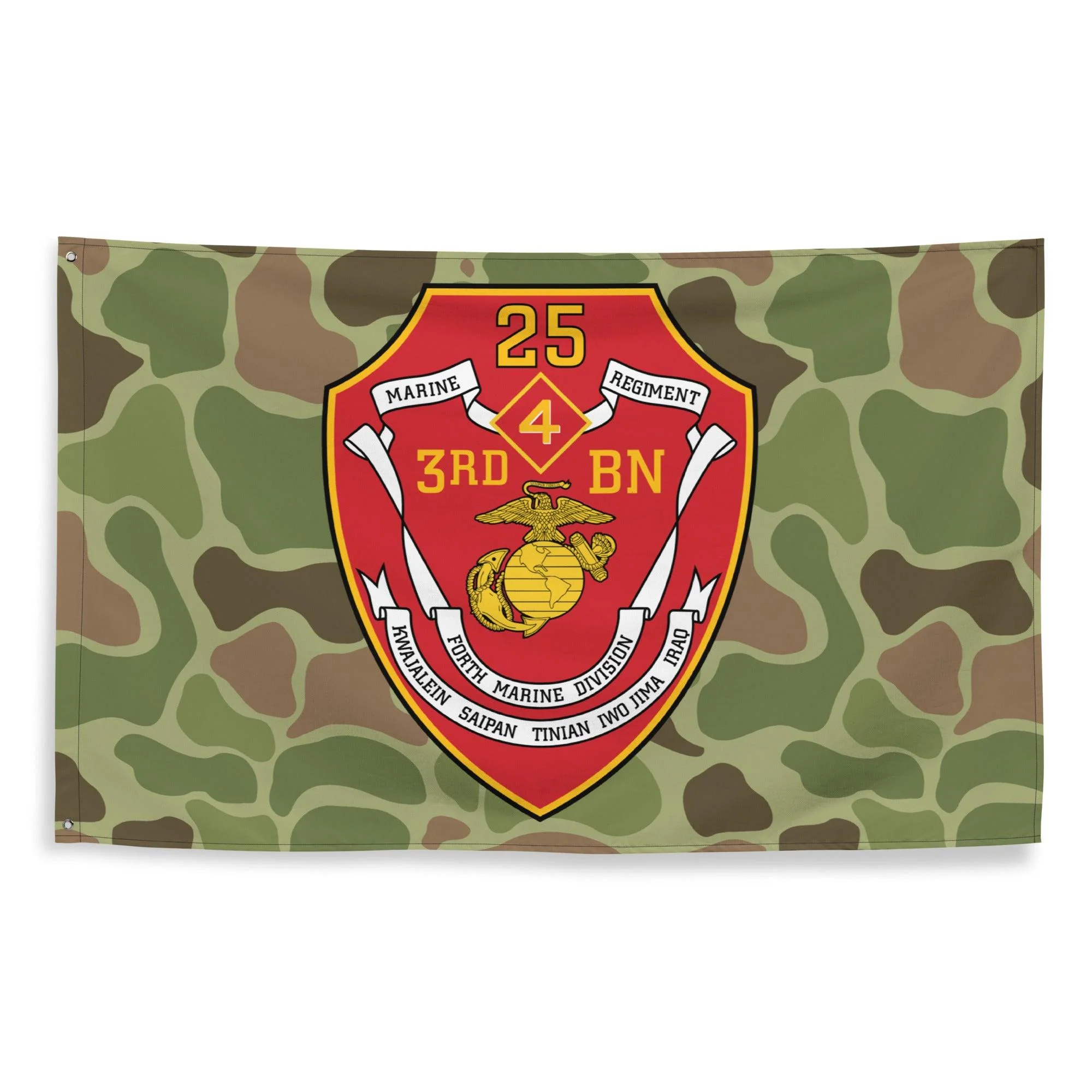 3rd Battalion 25th Marines (3/25 Marines) Frogskin Camo Flag - Image 3