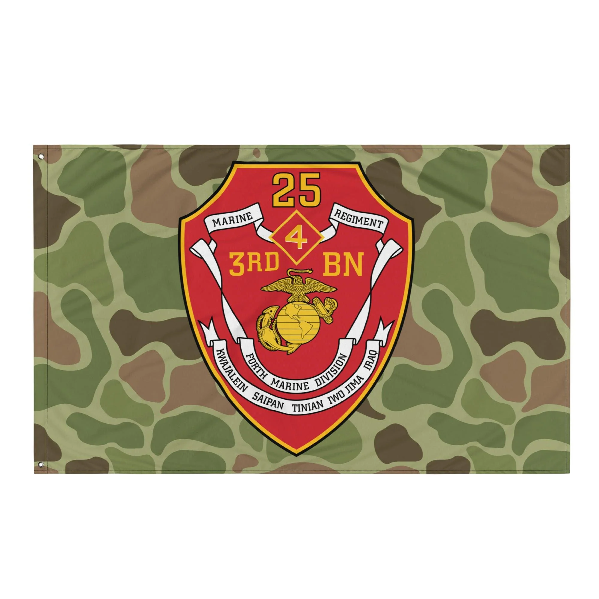 3rd Battalion 25th Marines (3/25 Marines) Frogskin Camo Flag - Image 4