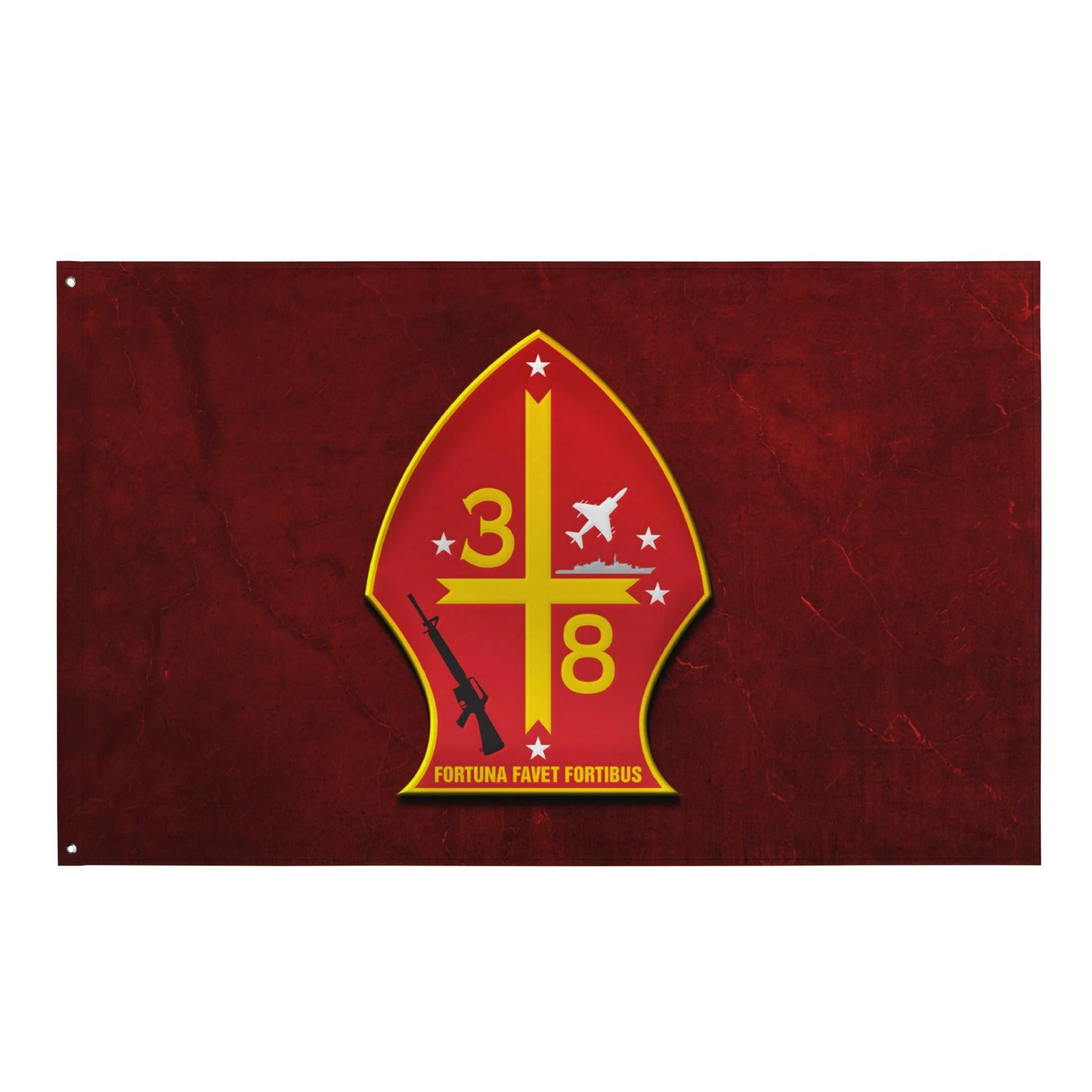 3rd Battalion 8th Marines (3/8 Marines) Wall Flag - Image 3
