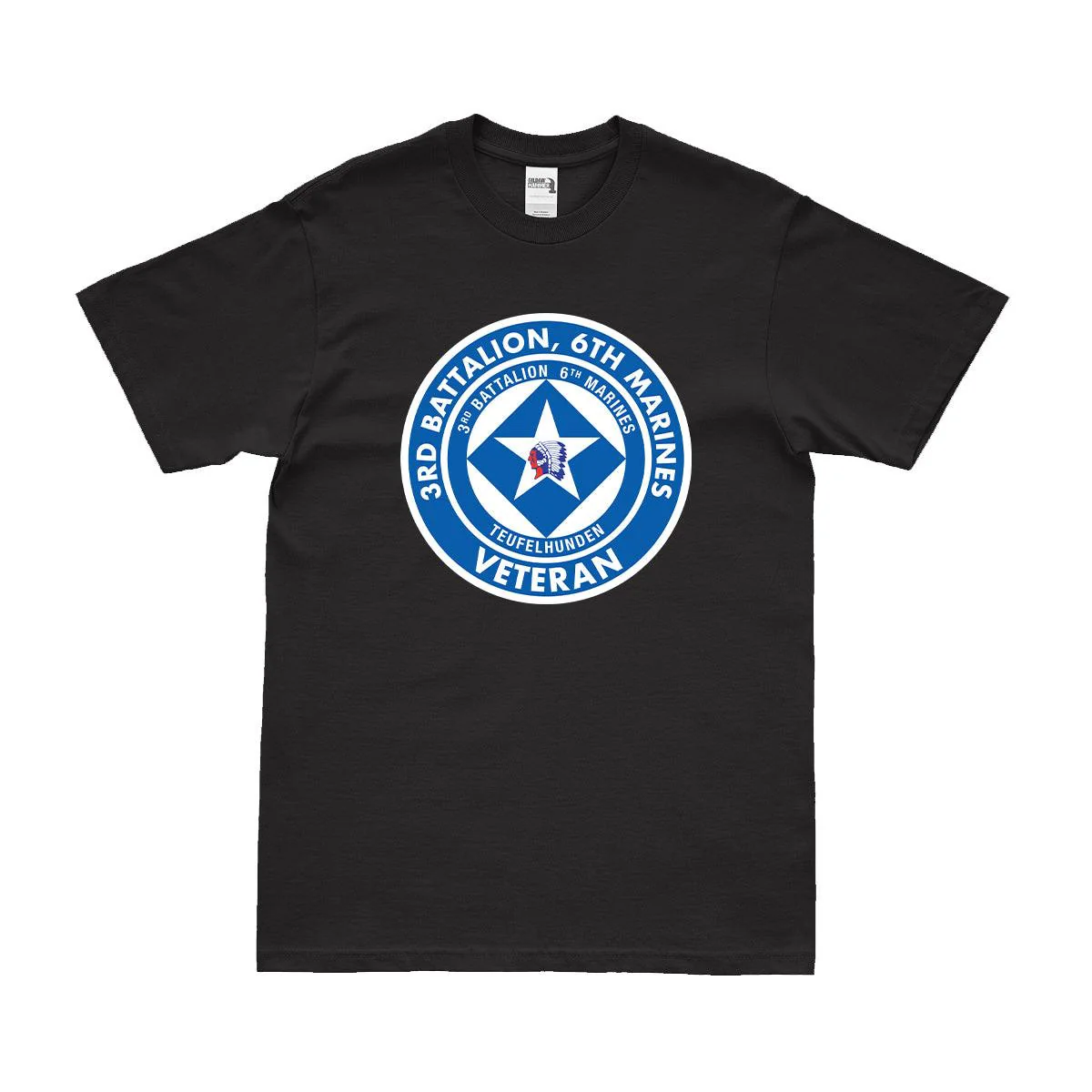 3rd Bn 6th Marines (3/6 Marines) Veteran T-Shirt
