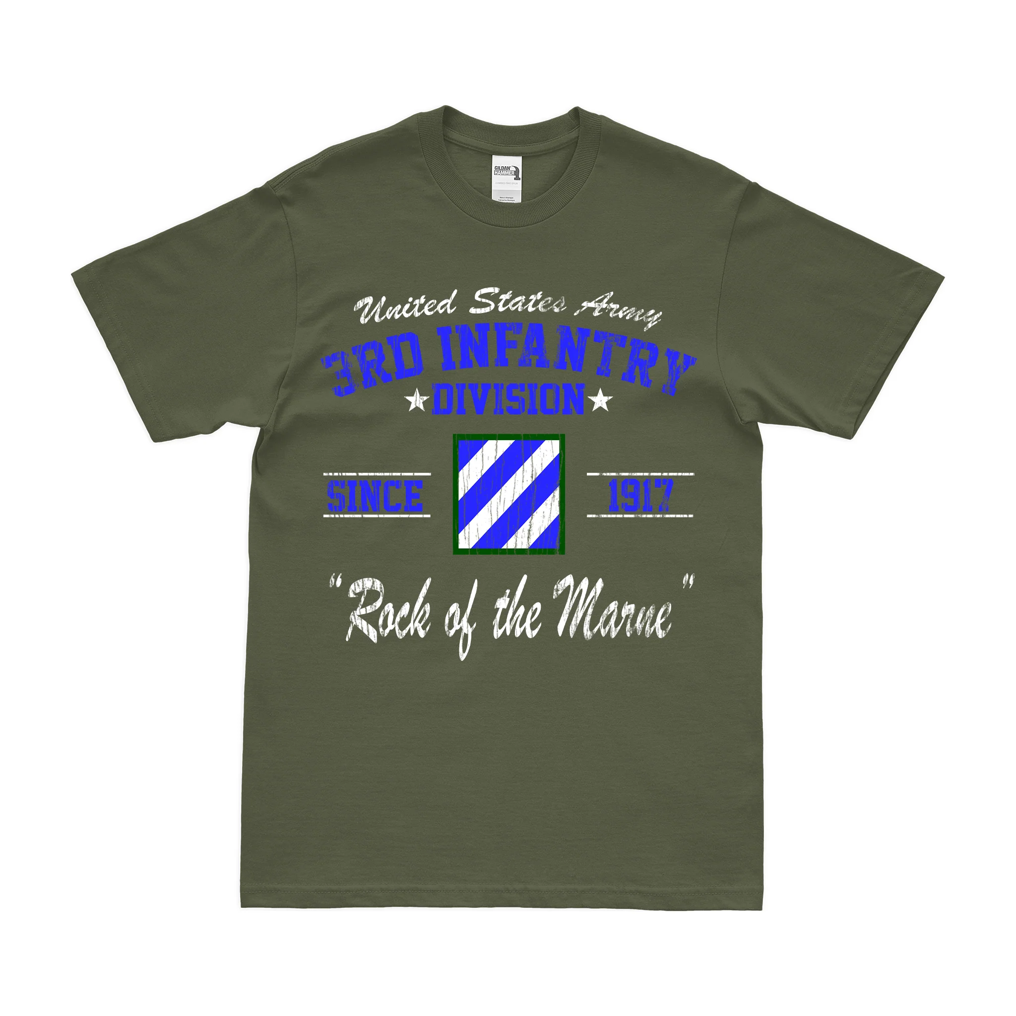 3rd Infantry Division Since 1917 Unit Legacy T-Shirt - Image 4