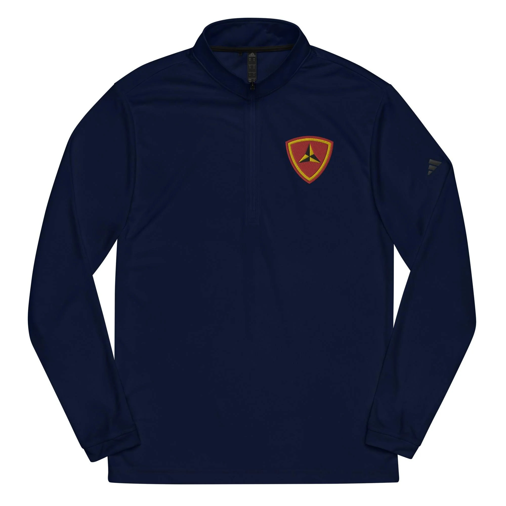 3rd Marine Division Embroidered Adidas® Quarter Zip Pullover - Image 3