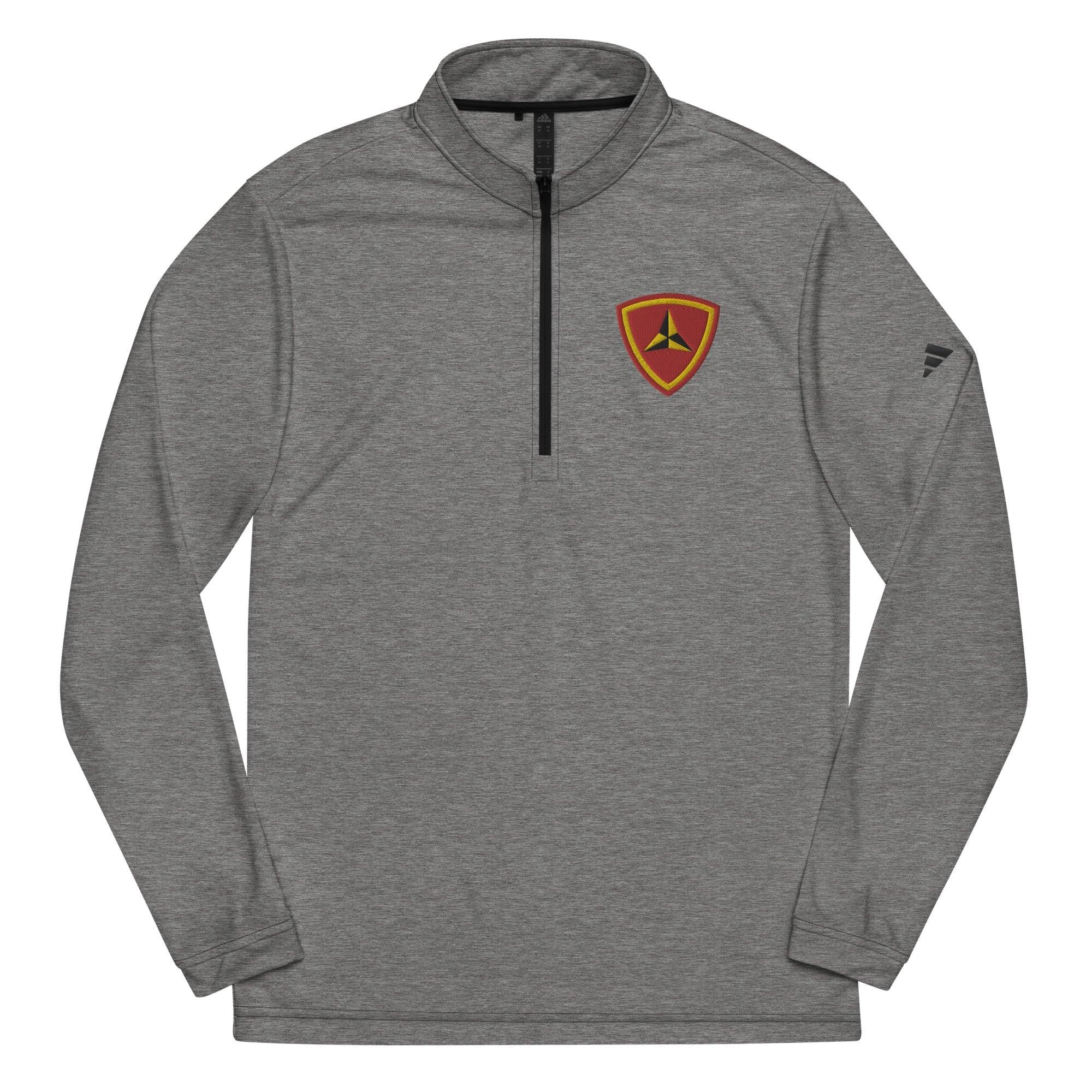 3rd Marine Division Embroidered Adidas® Quarter Zip Pullover - Image 5