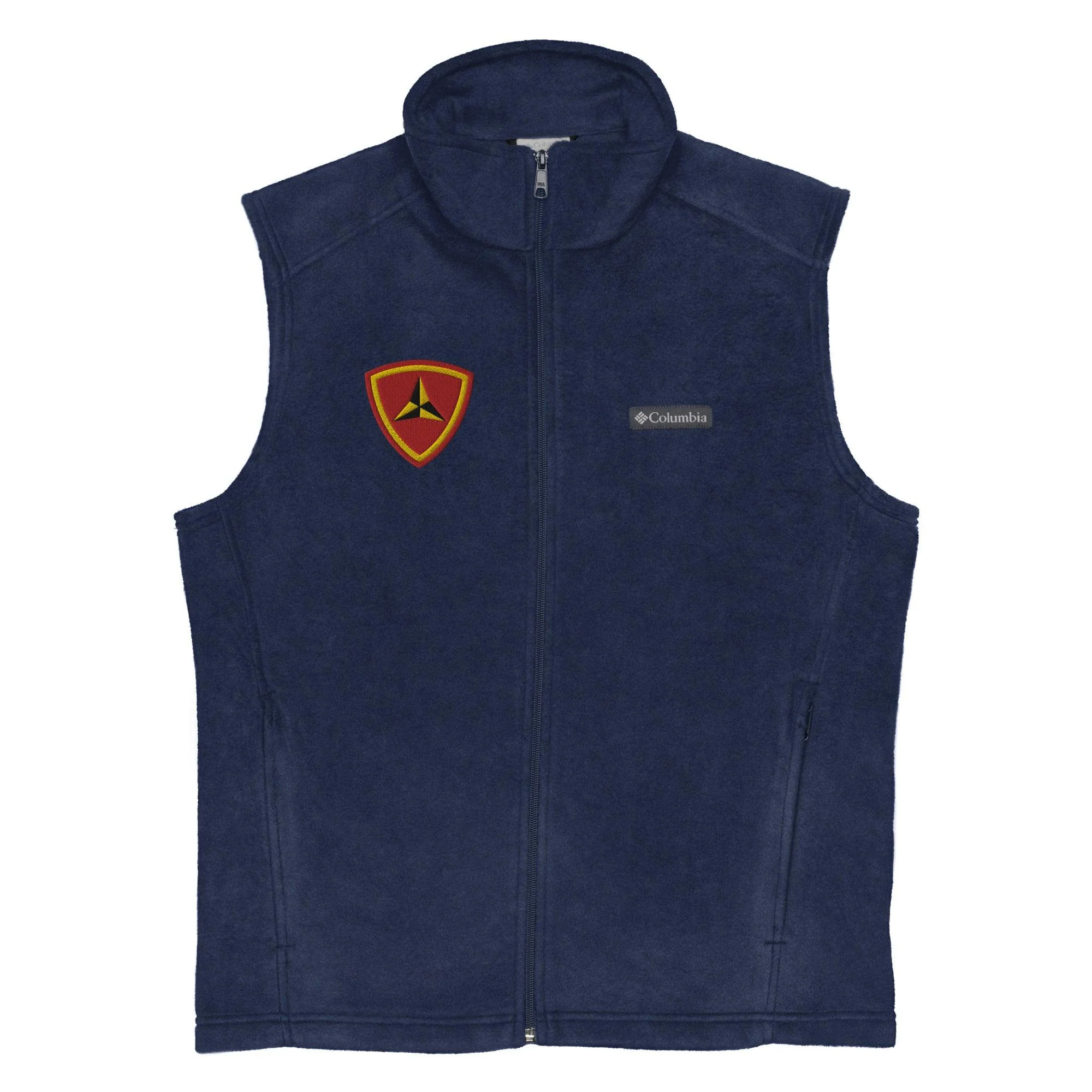 3rd Marine Division Men’s Embroidered Columbia® Fleece Vest - Image 3