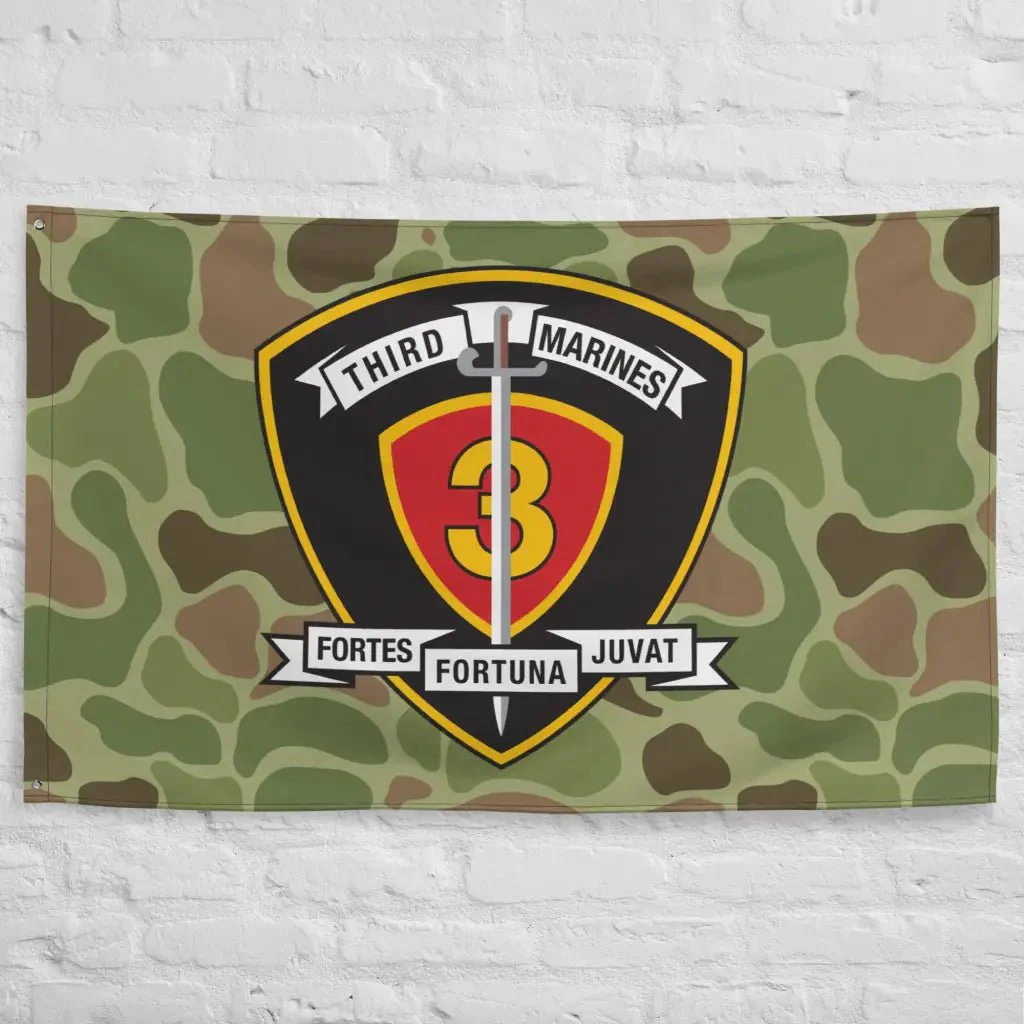 3rd Marine Regiment Frogskin Camo Flag - Image 5
