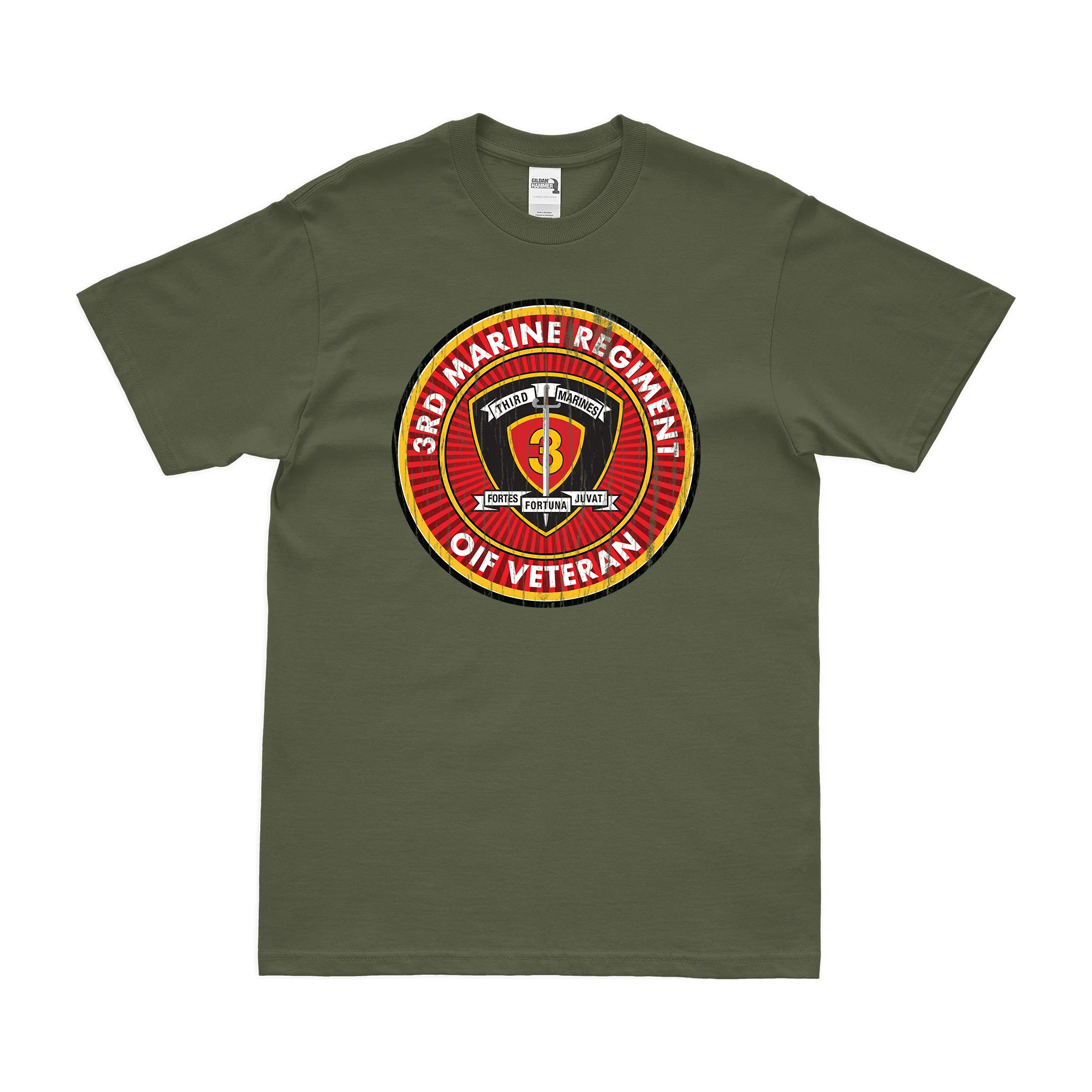 3rd Marine Regiment OIF Veteran T-Shirt - Image 4