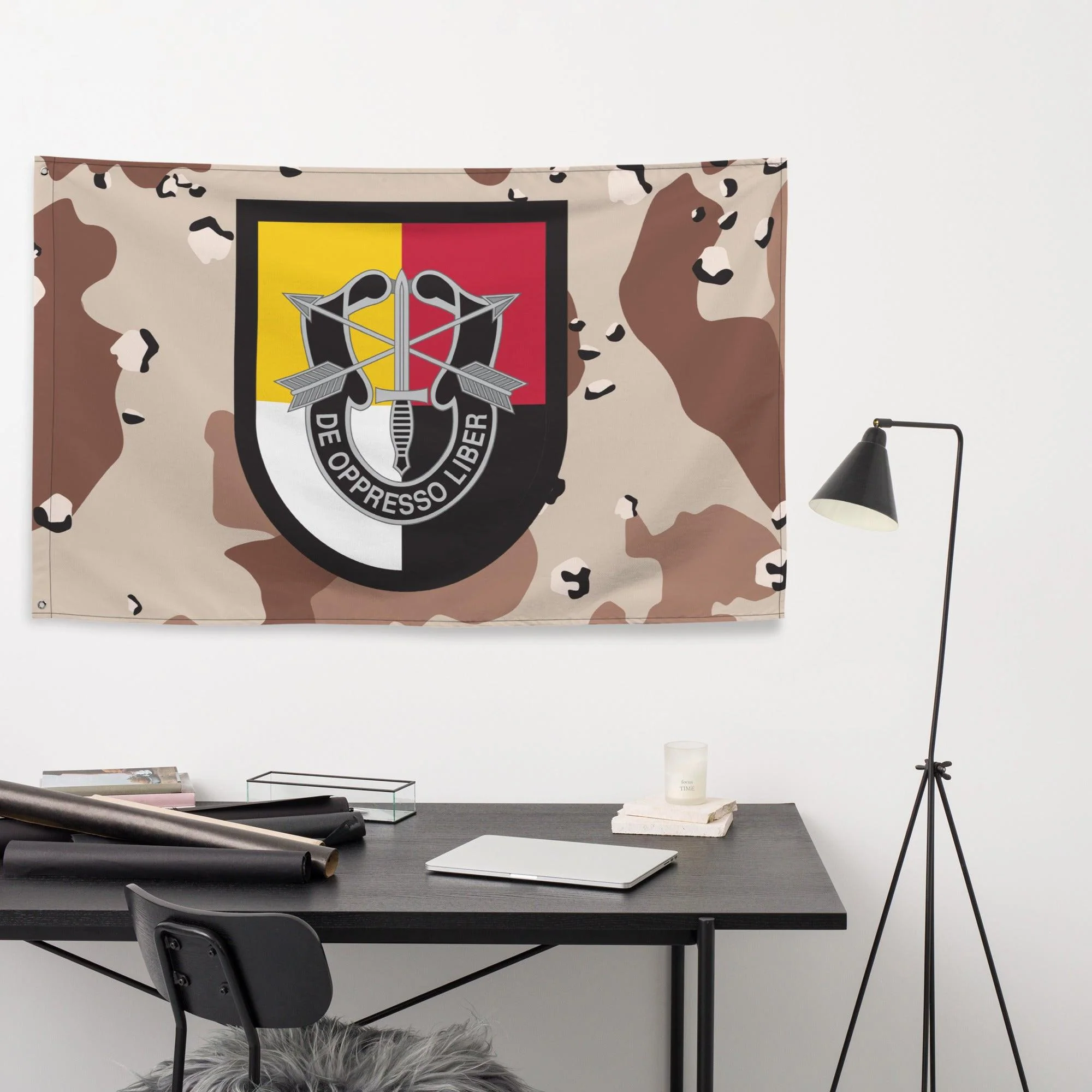 3rd SFG (A) Chocolate Chip Camo Flag - Image 2