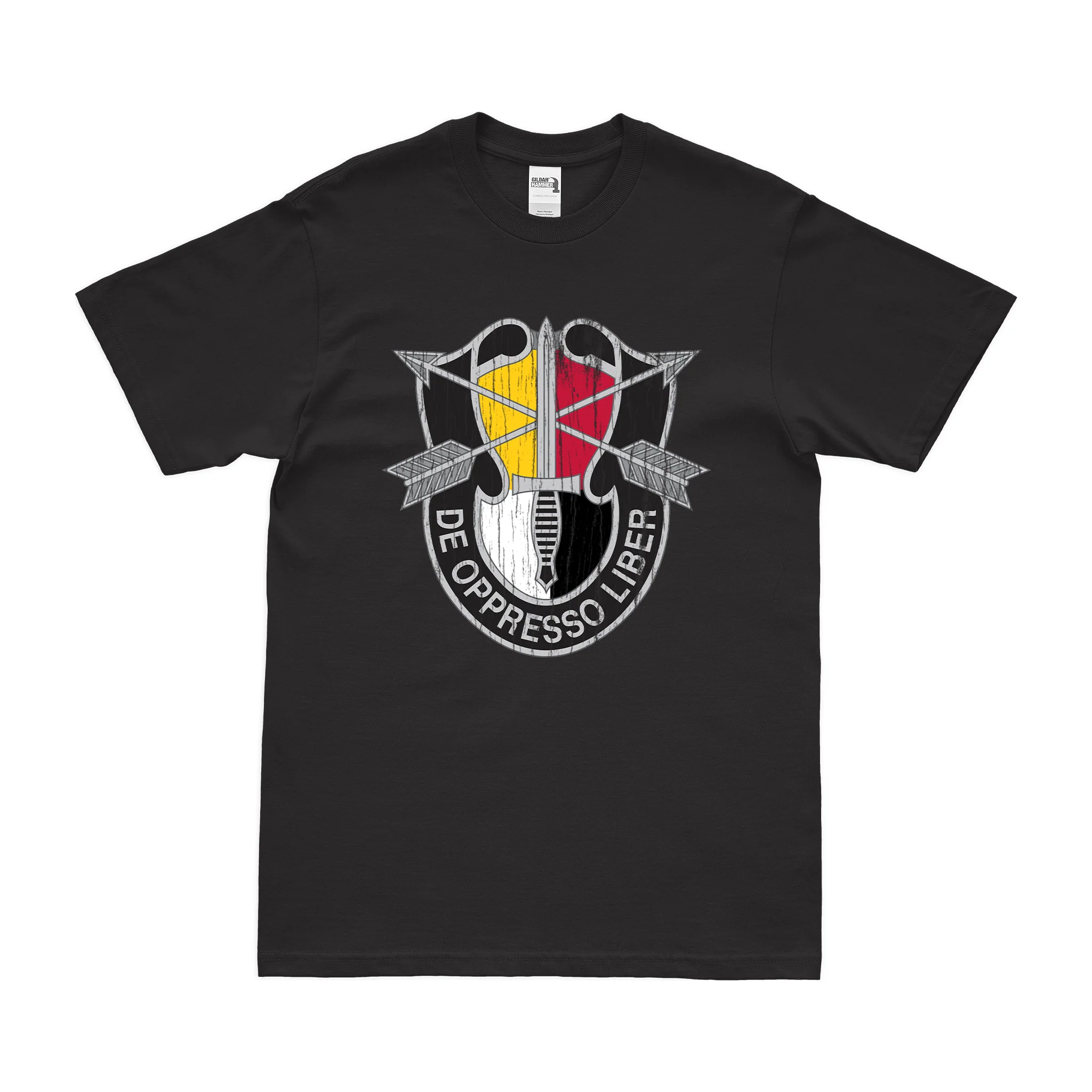 3rd SFG (A) De Oppresso Liber Emblem T-Shirt - Image 3