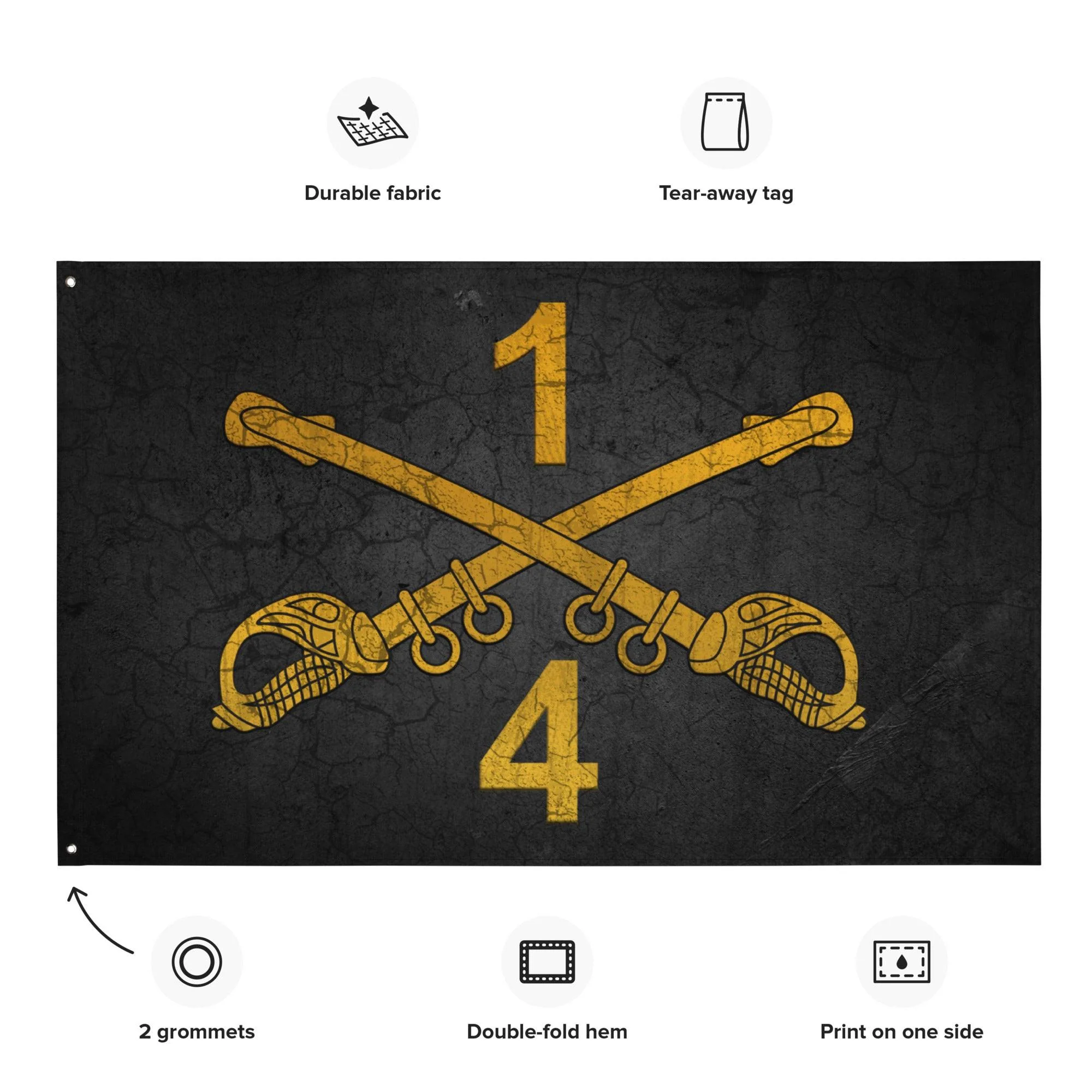 4-1 CAV Cavalry Sabers Black Flag - Image 2