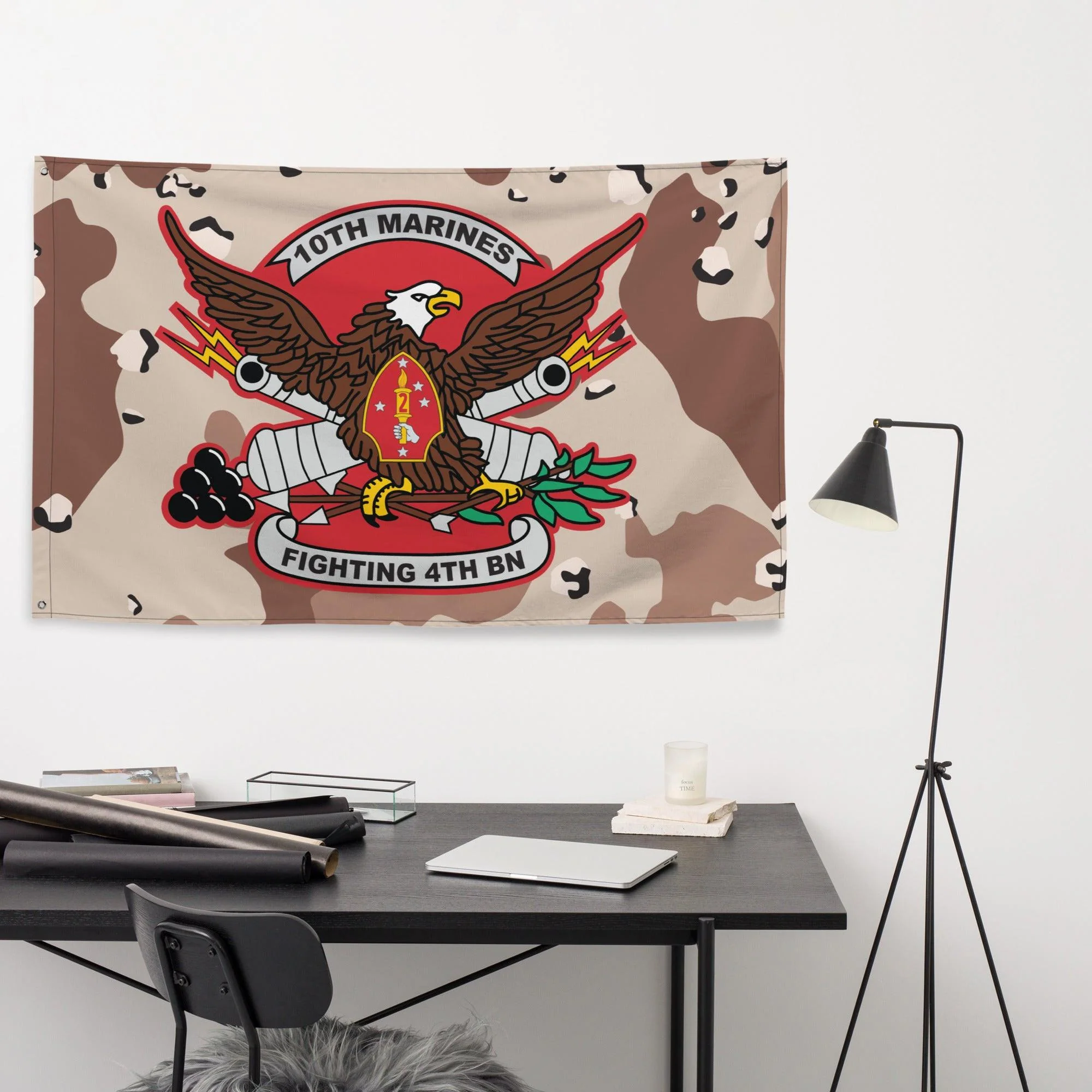 4/10 Marines Chocolate-Chip Camo USMC Flag - Image 3