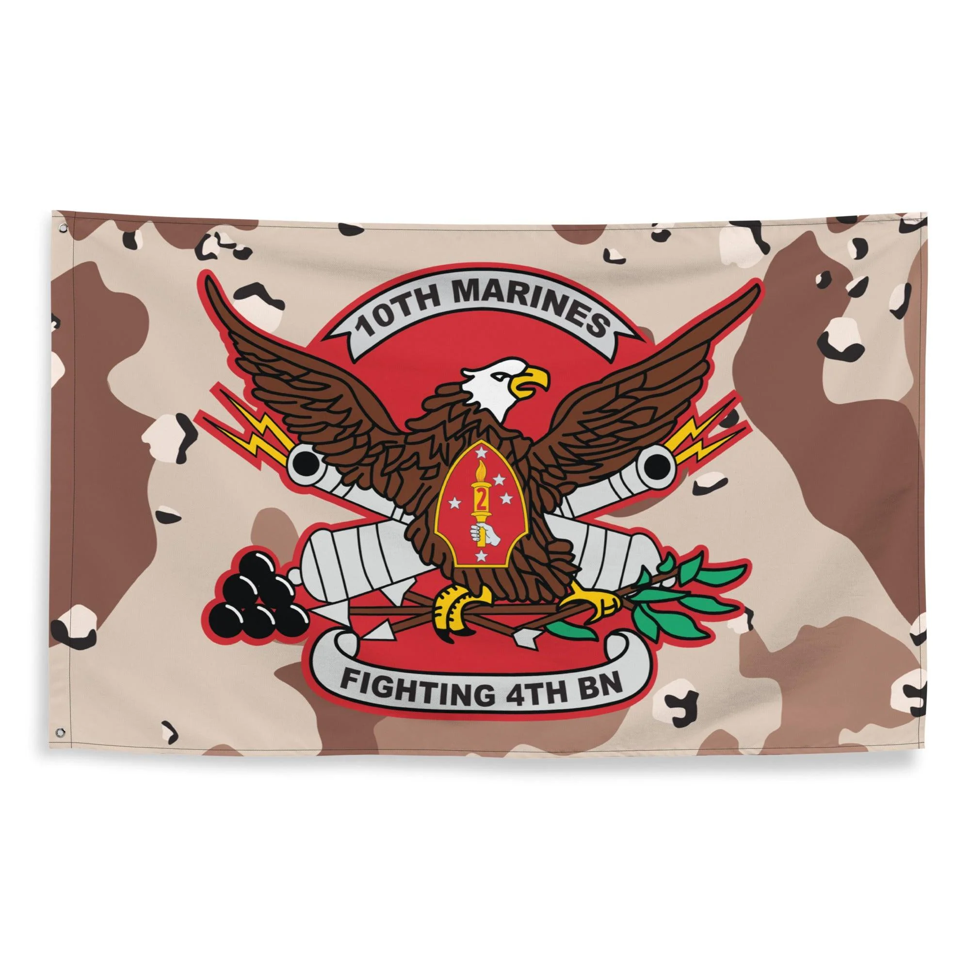 4/10 Marines Chocolate-Chip Camo USMC Flag - Image 4