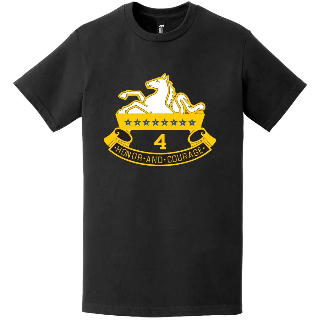 4-8 CAV Regiment Unit Logo Emblem T-Shirt