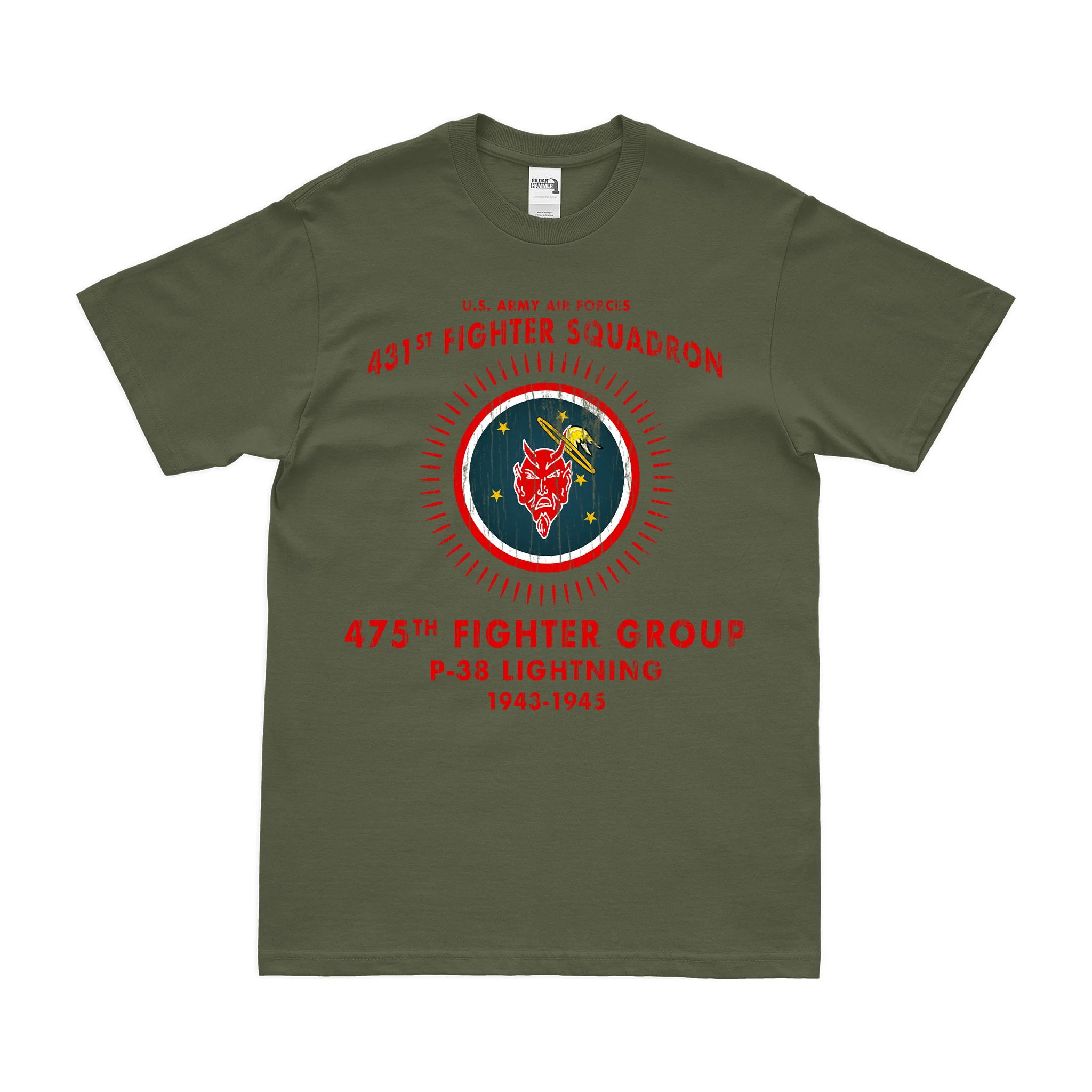 431st Fighter Squadron WW2 Legacy T-Shirt - Image 4
