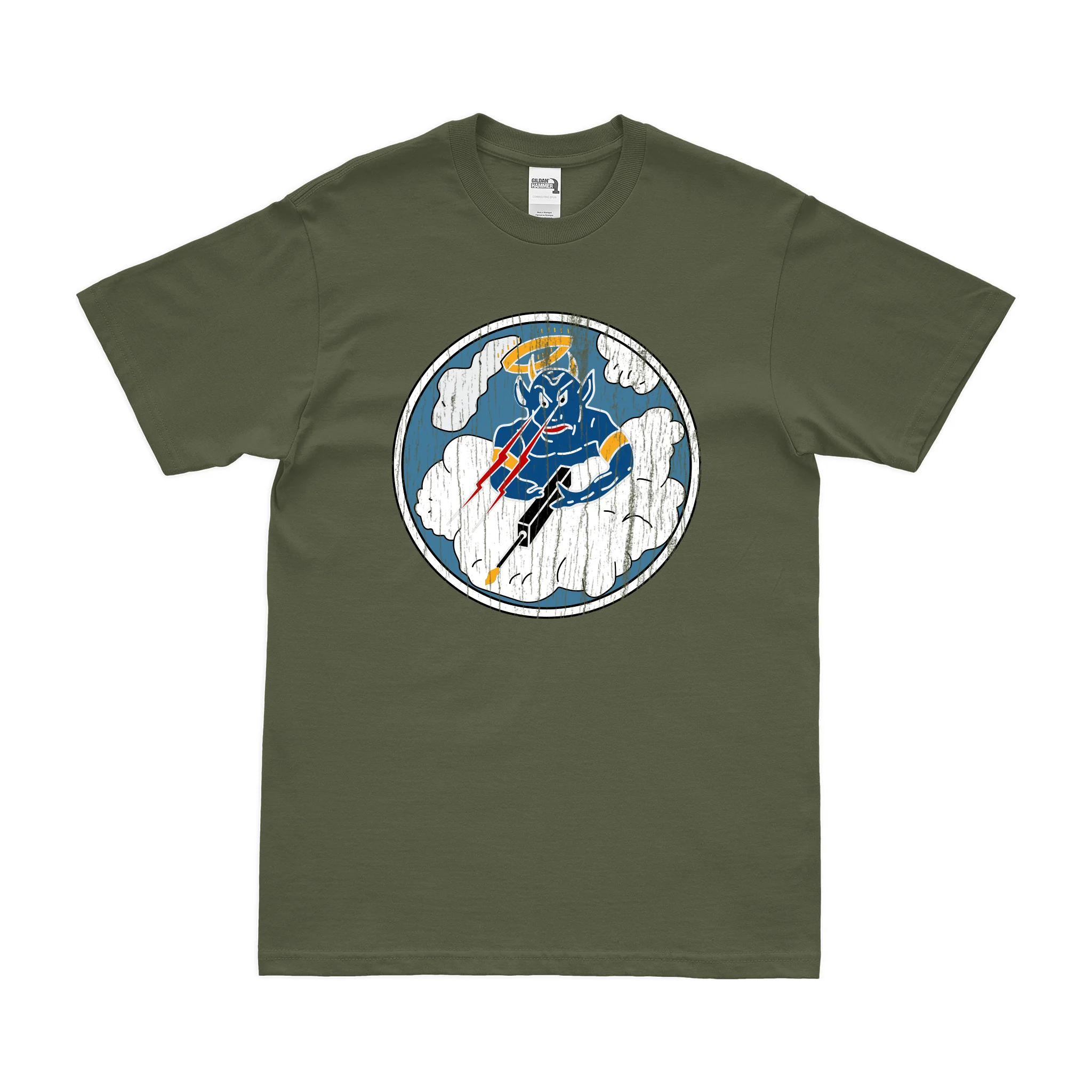 433rd Fighter Squadron WW2 Logo T-Shirt - Image 4