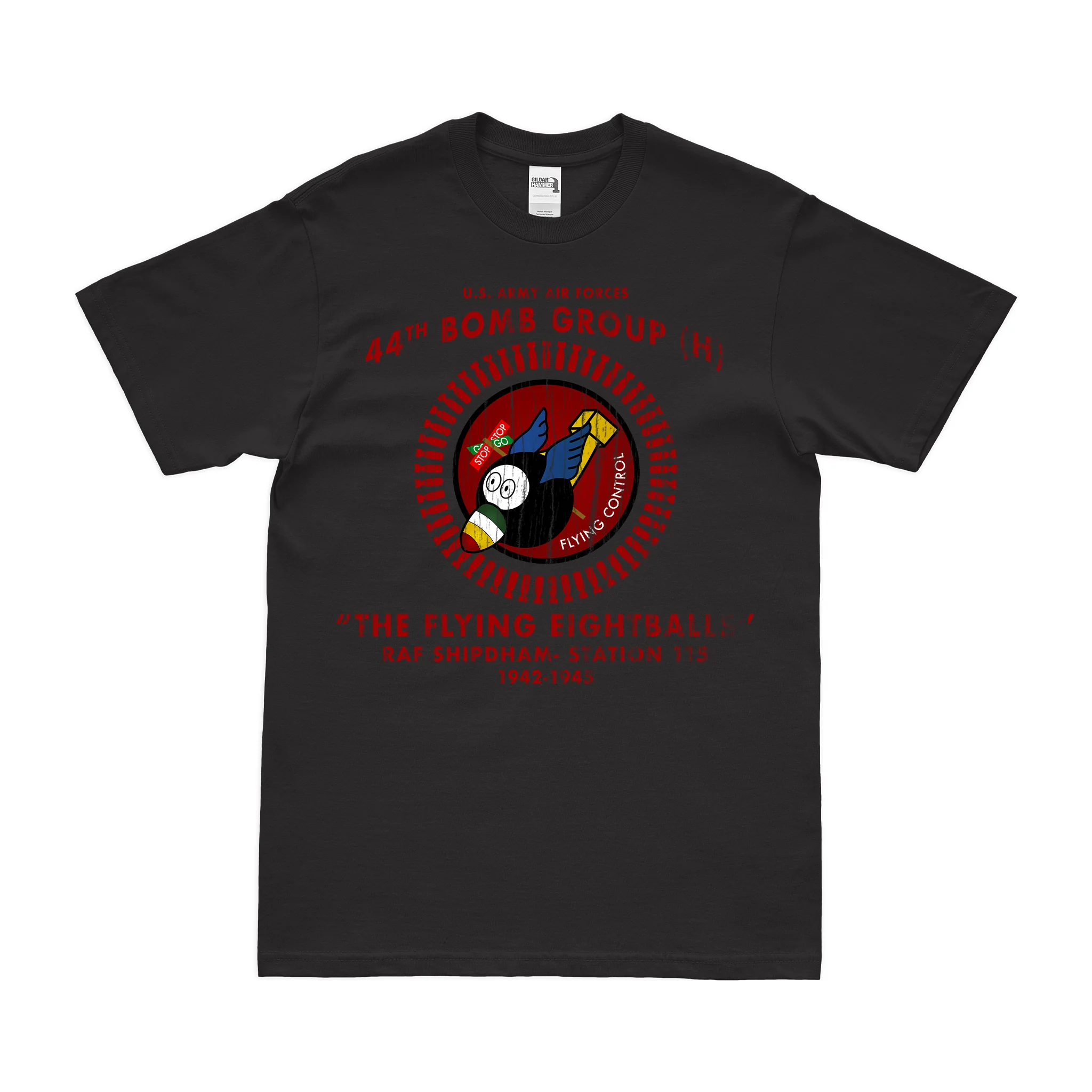 44th Bombardment Group (Heavy) WW2 Legacy T-Shirt - Image 3