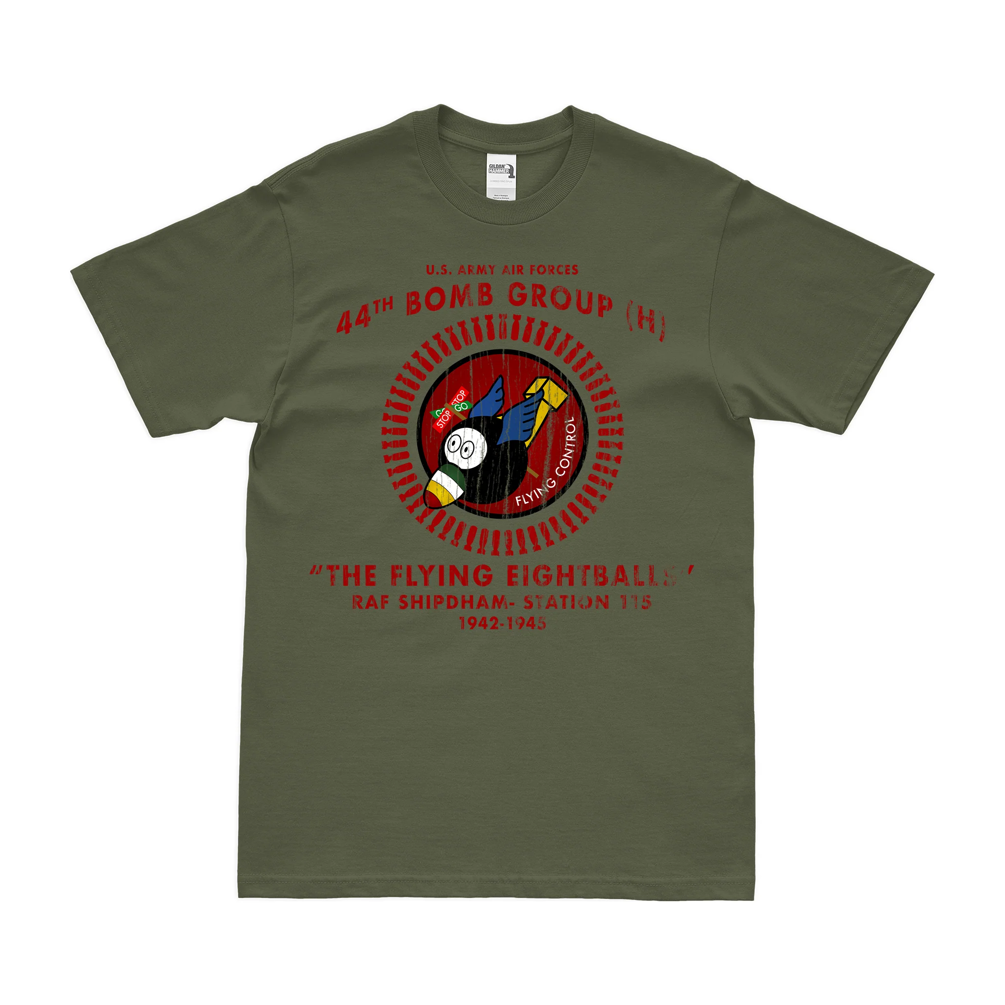 44th Bombardment Group (Heavy) WW2 Legacy T-Shirt - Image 4