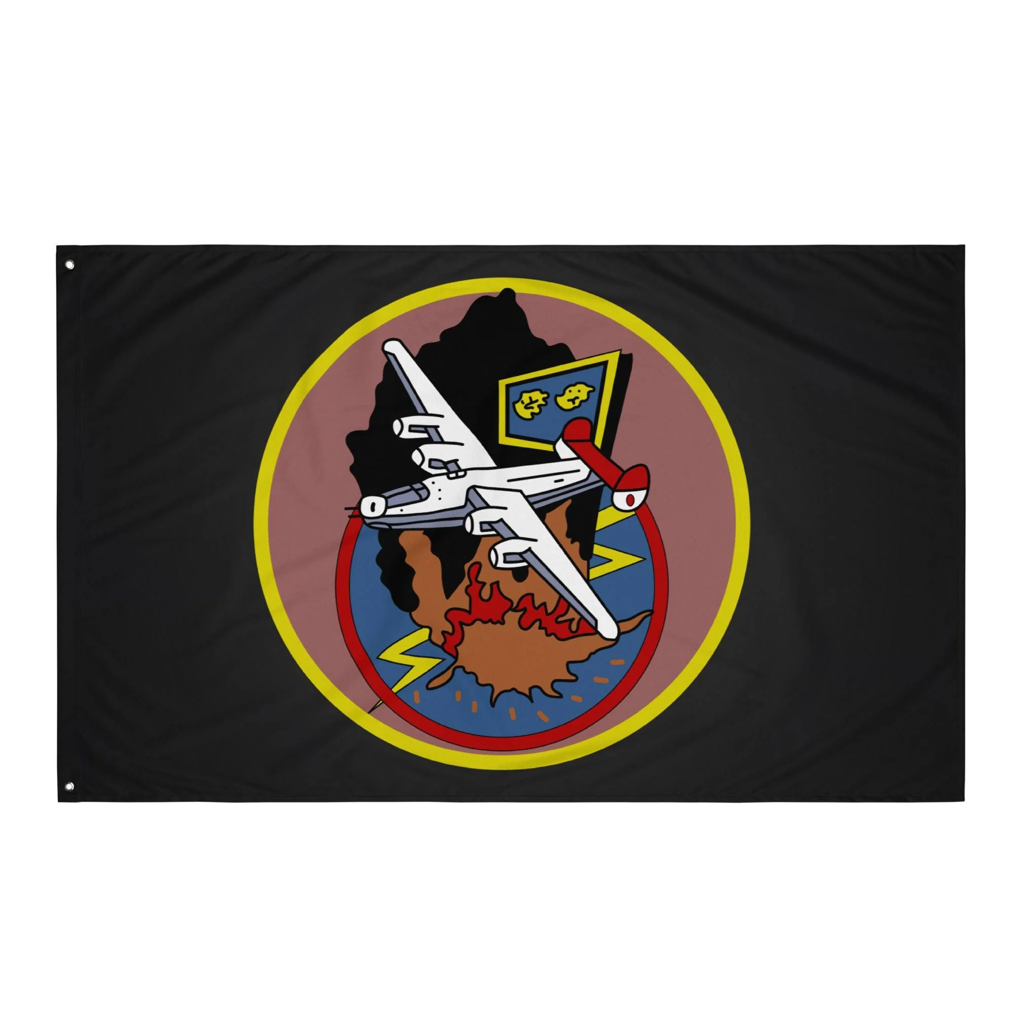 451st Bomb Group WW2 Black Flag