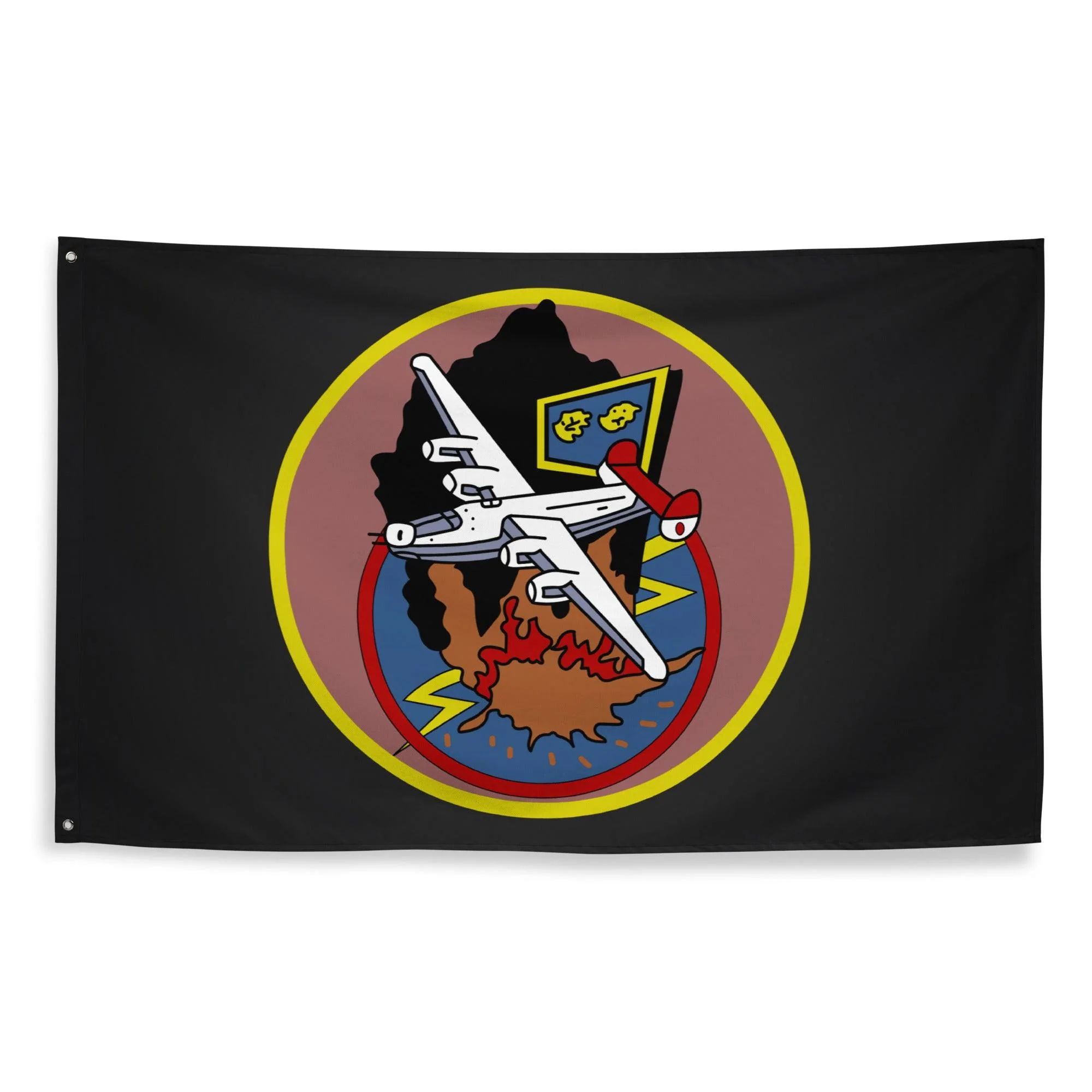 451st Bomb Group WW2 Black Flag - Image 3