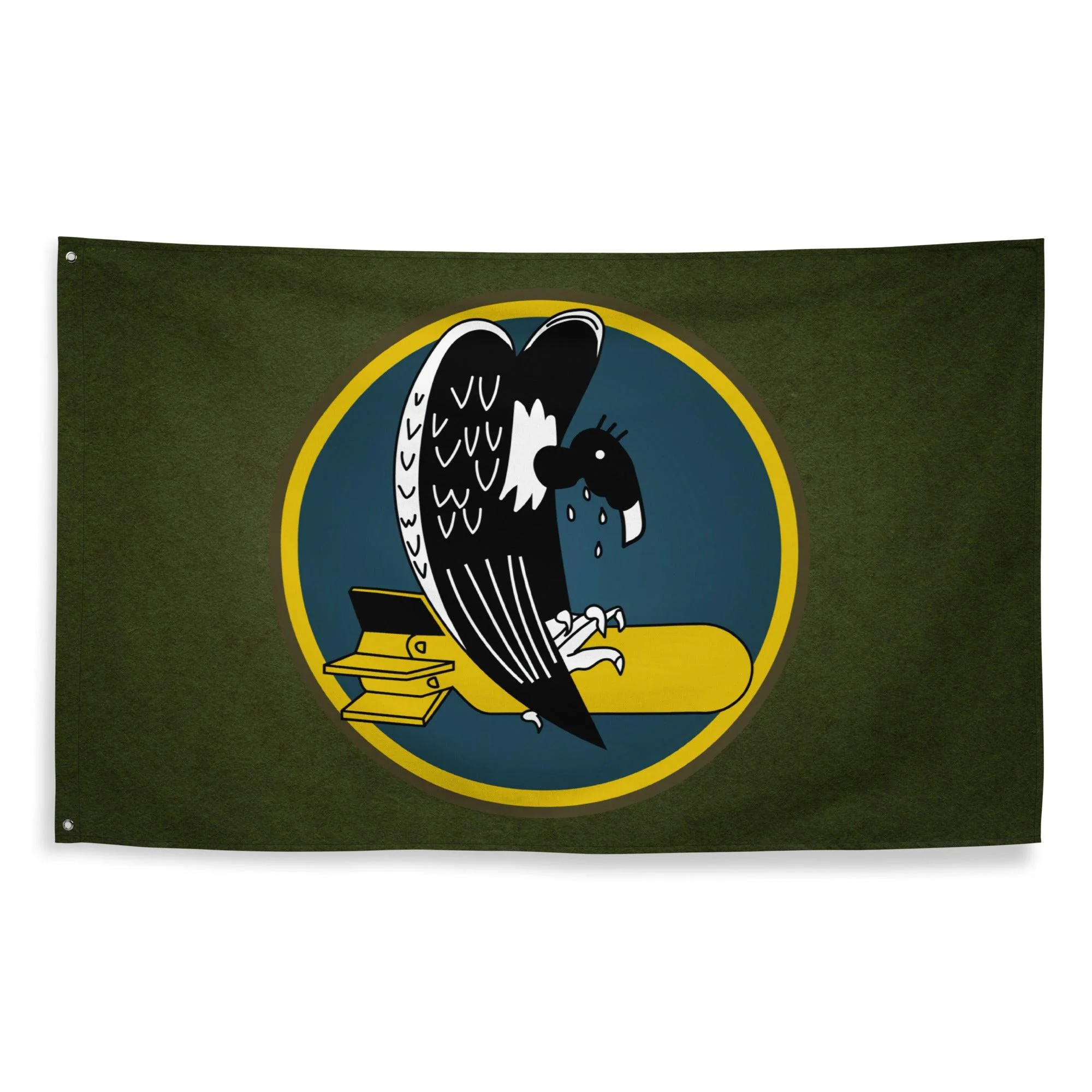 455th Bomb Group WW2 Military Green Flag - Image 3