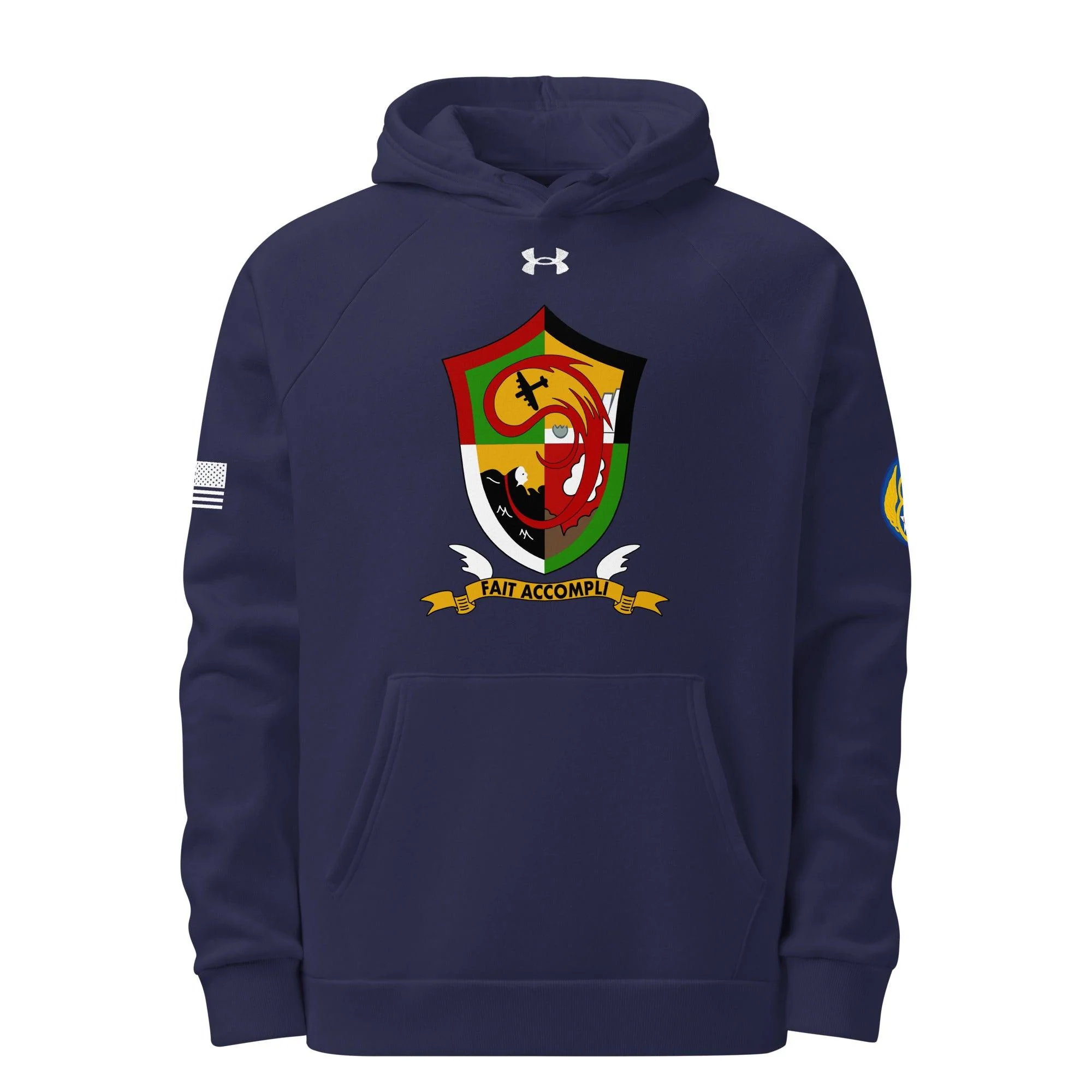 457th Bomb Group 'Fireball Outfit' WW2 Under Armour® Hoodie - Image 5