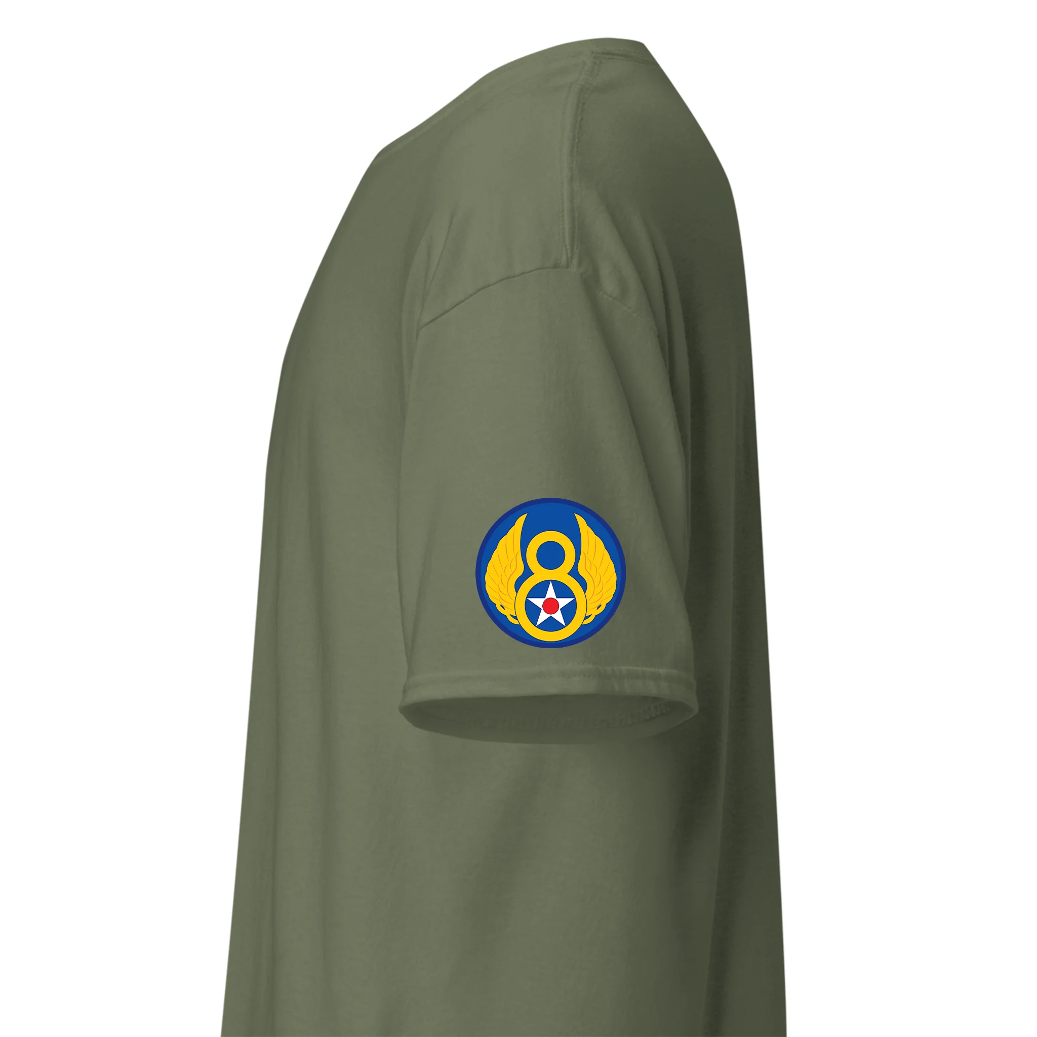 457th Bomb Group Left Chest Emblem T-Shirt - Image 5